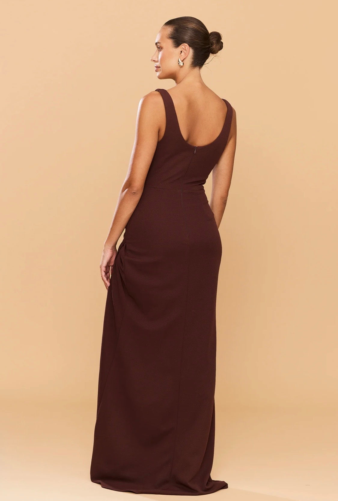 ELENA GOWN CHOCOLATE - PREORDER