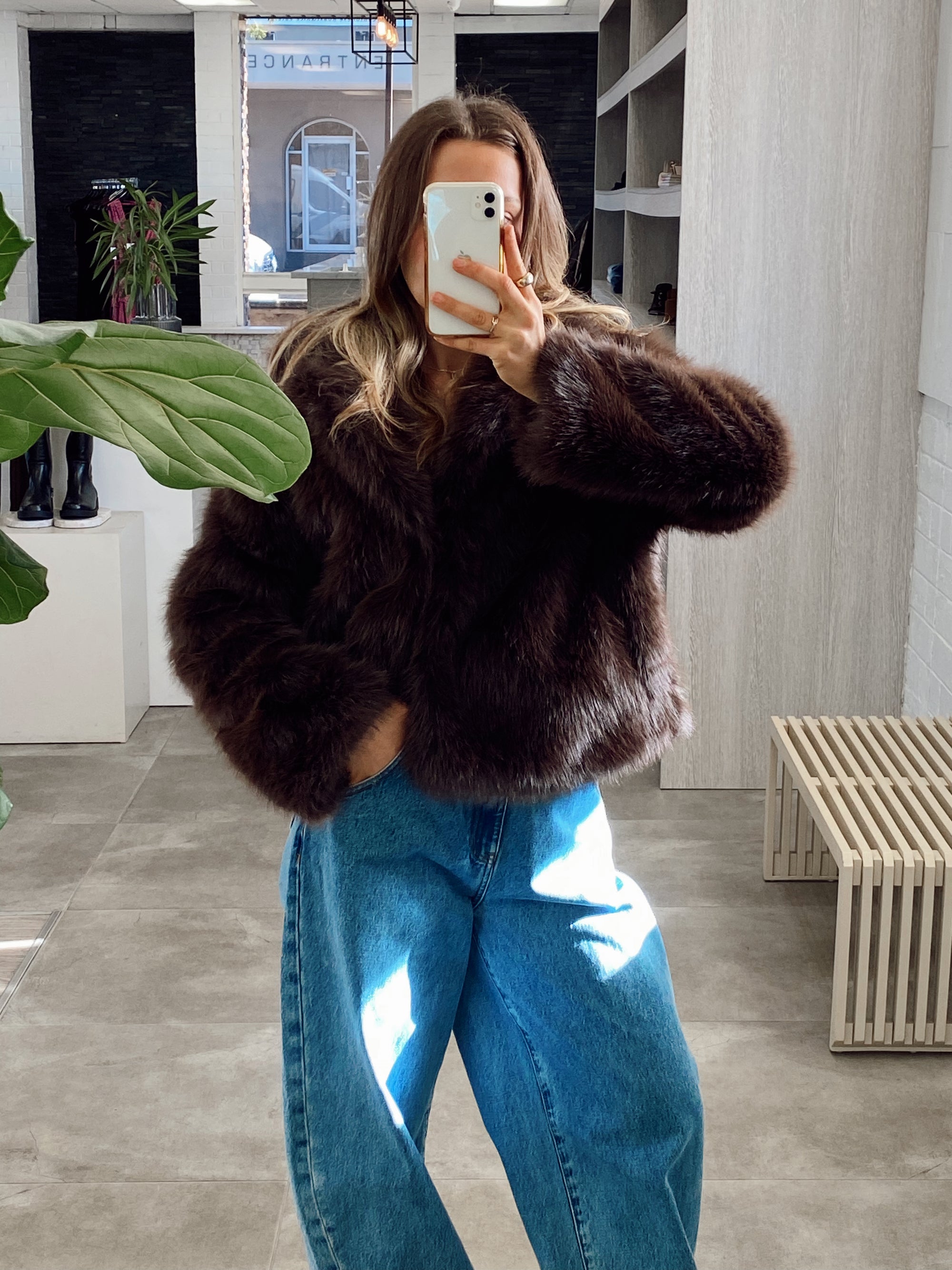LIANA FAUX FUR JACKET