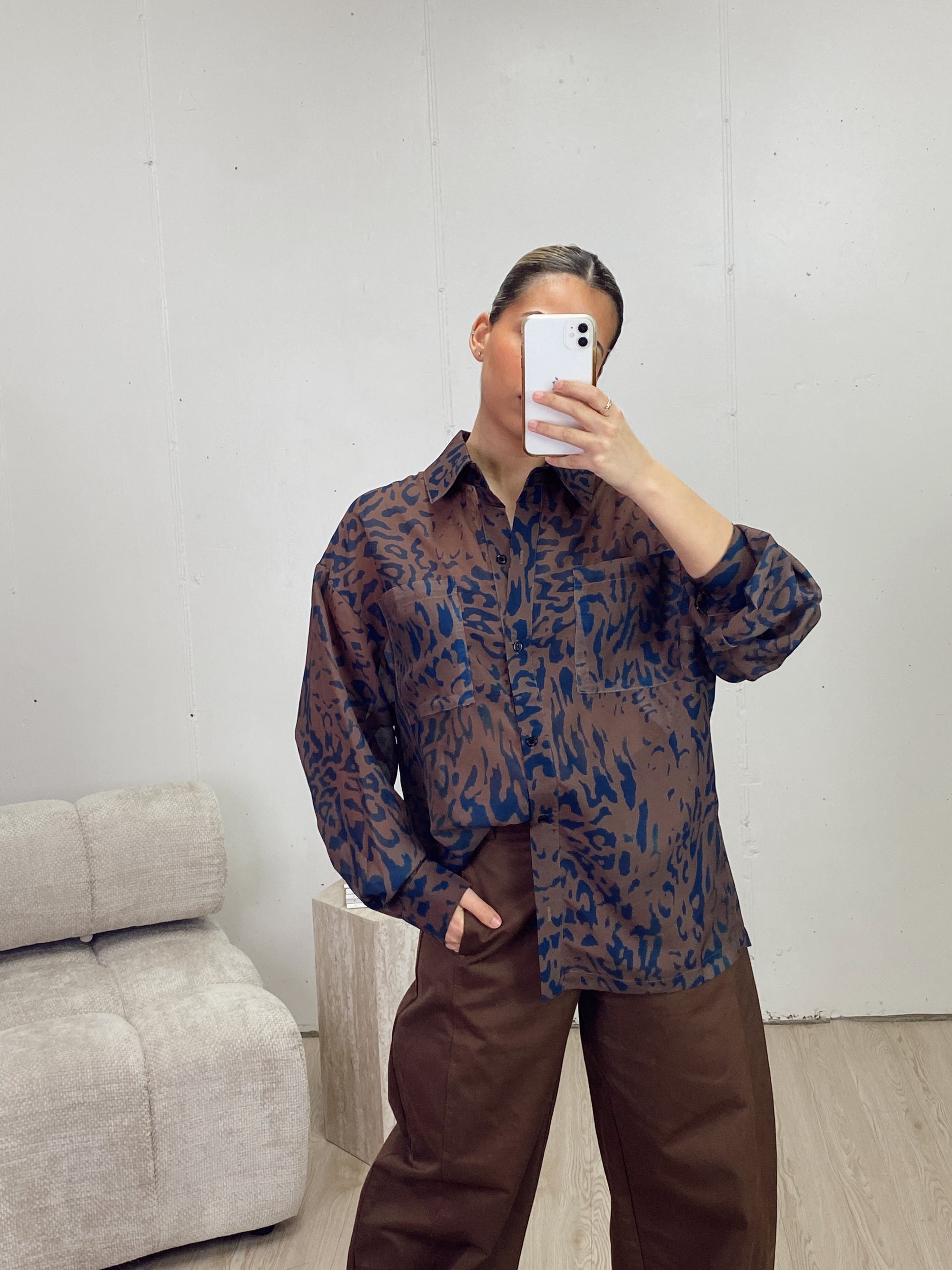 LAYLA LEOPARD  SHIRT