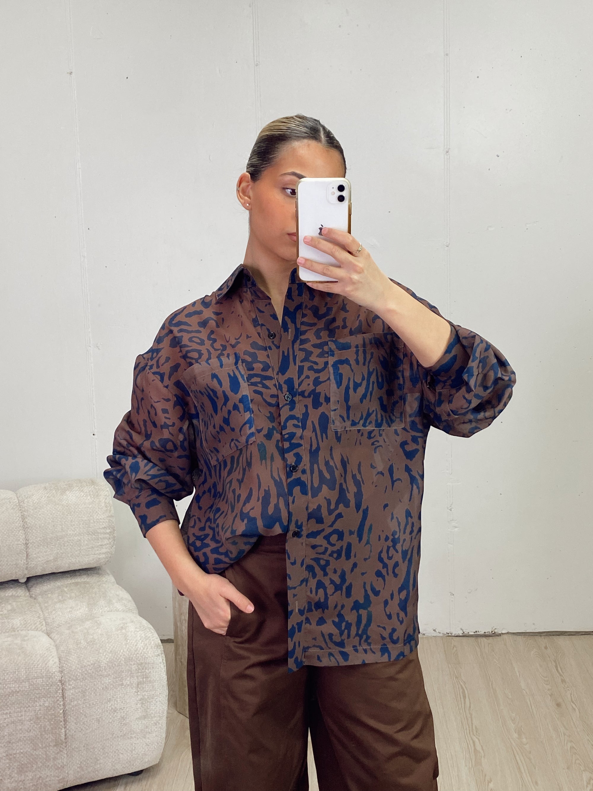 LAYLA LEOPARD  SHIRT