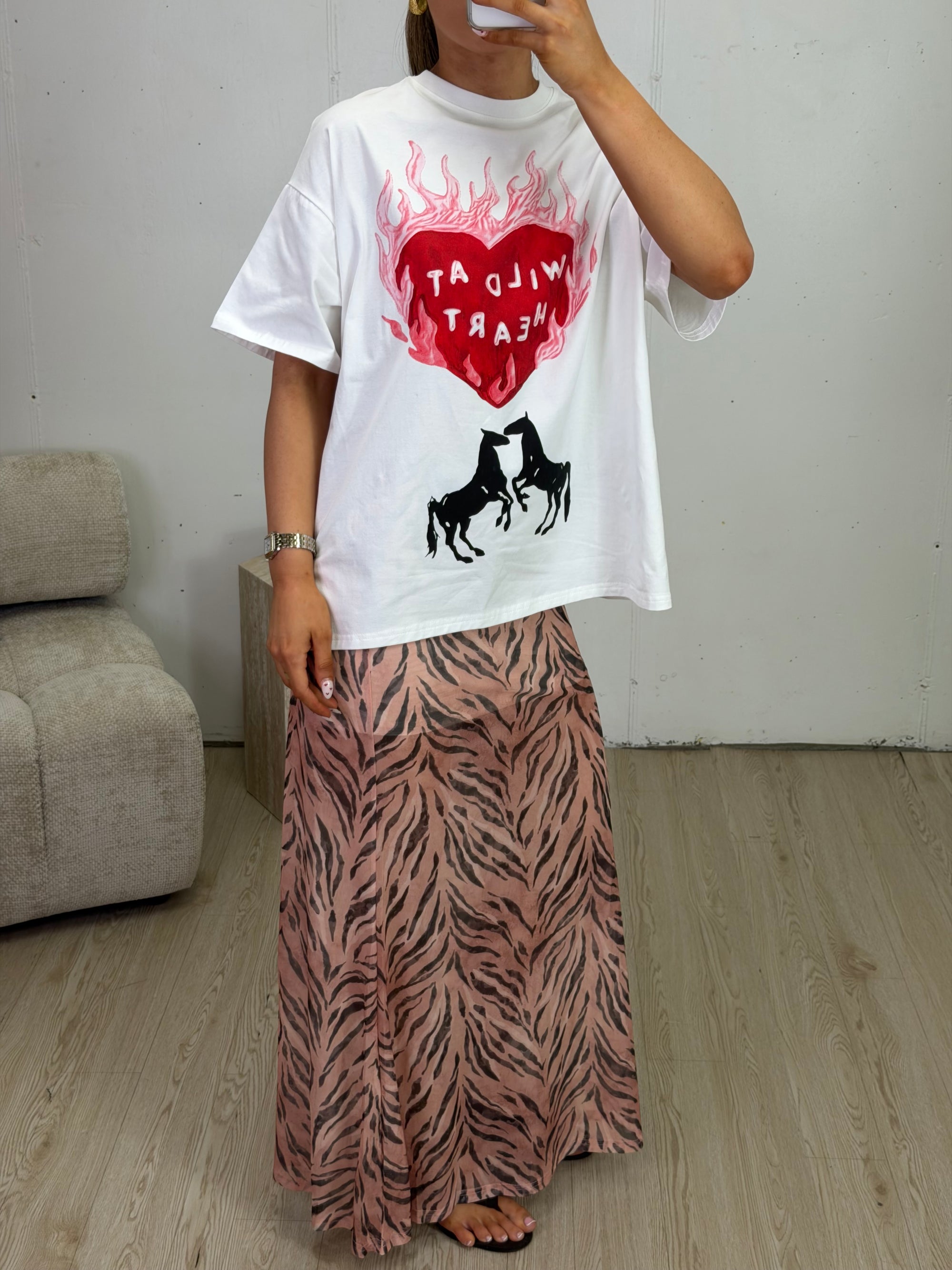 WILD AT HEART TEE