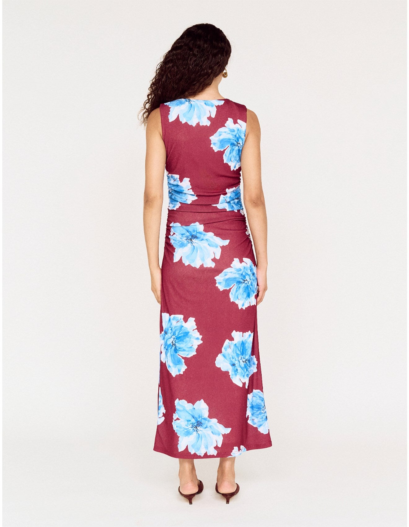 MINK PINK FIORELLA MESH MIDI DRESS