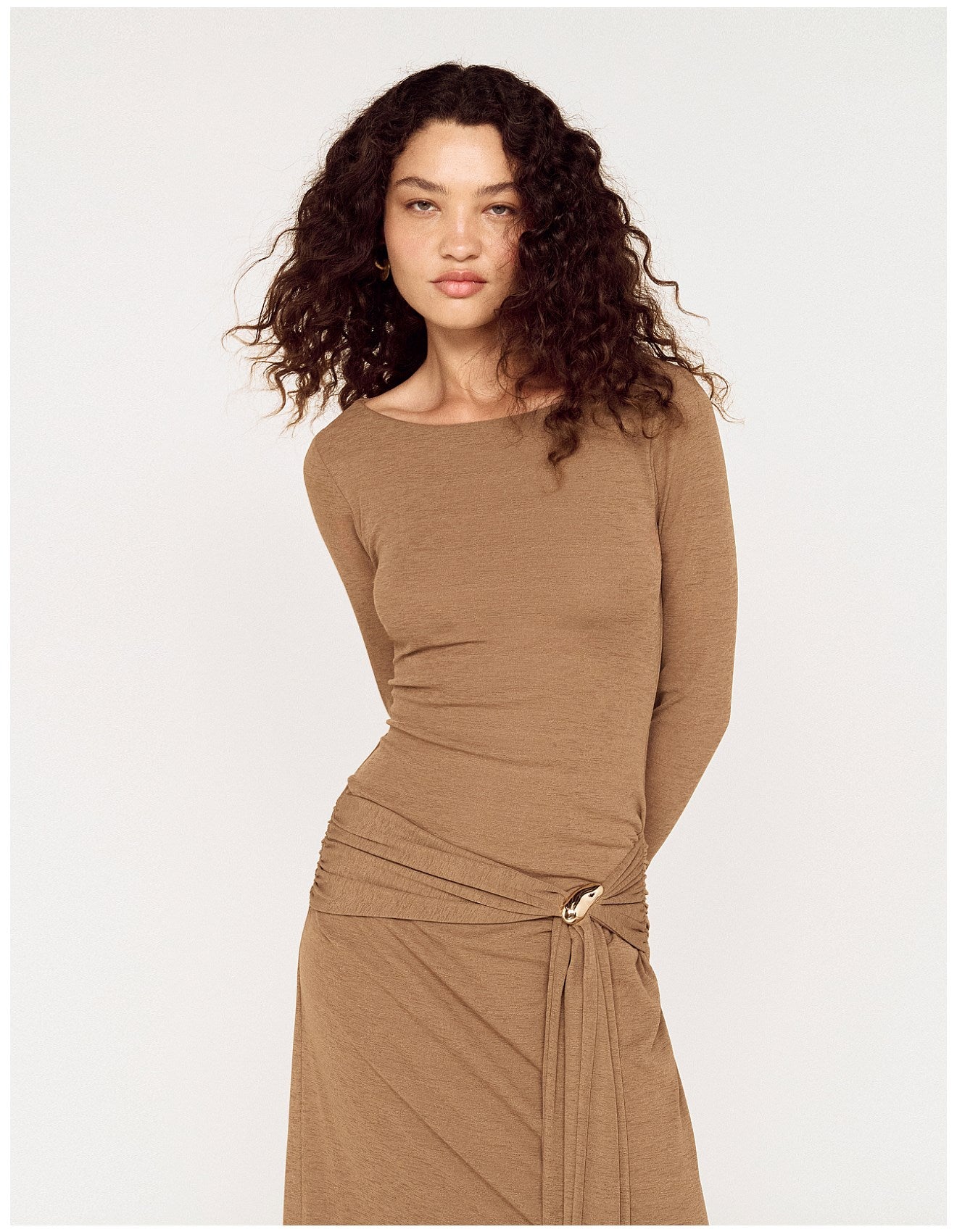 MINK PINK NOA MESH MIDI DRESS