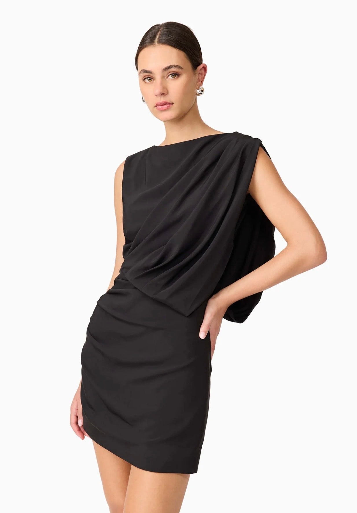BRIGID ASYMMETRICAL MINI DRESS