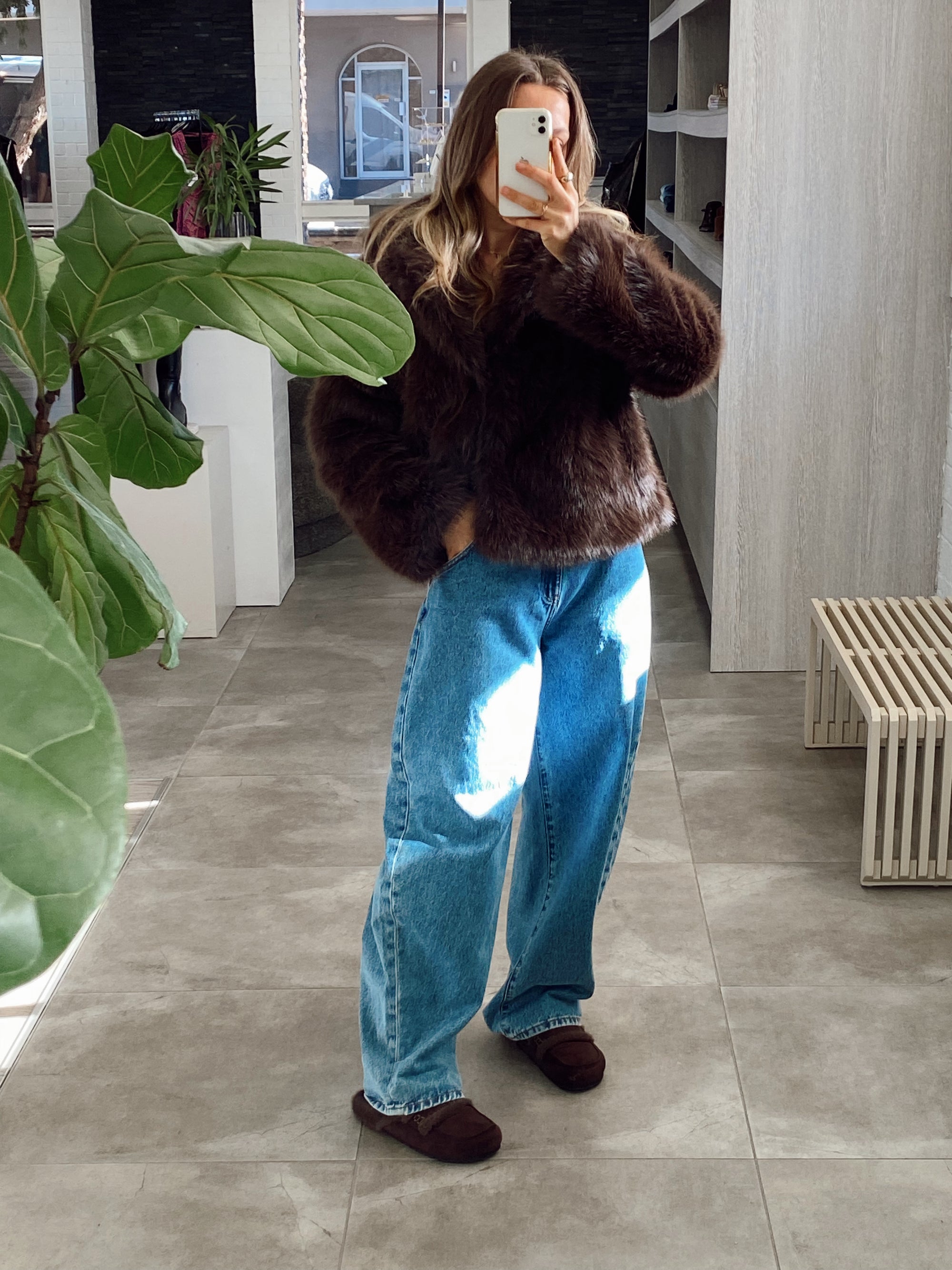 LIANA FAUX FUR JACKET