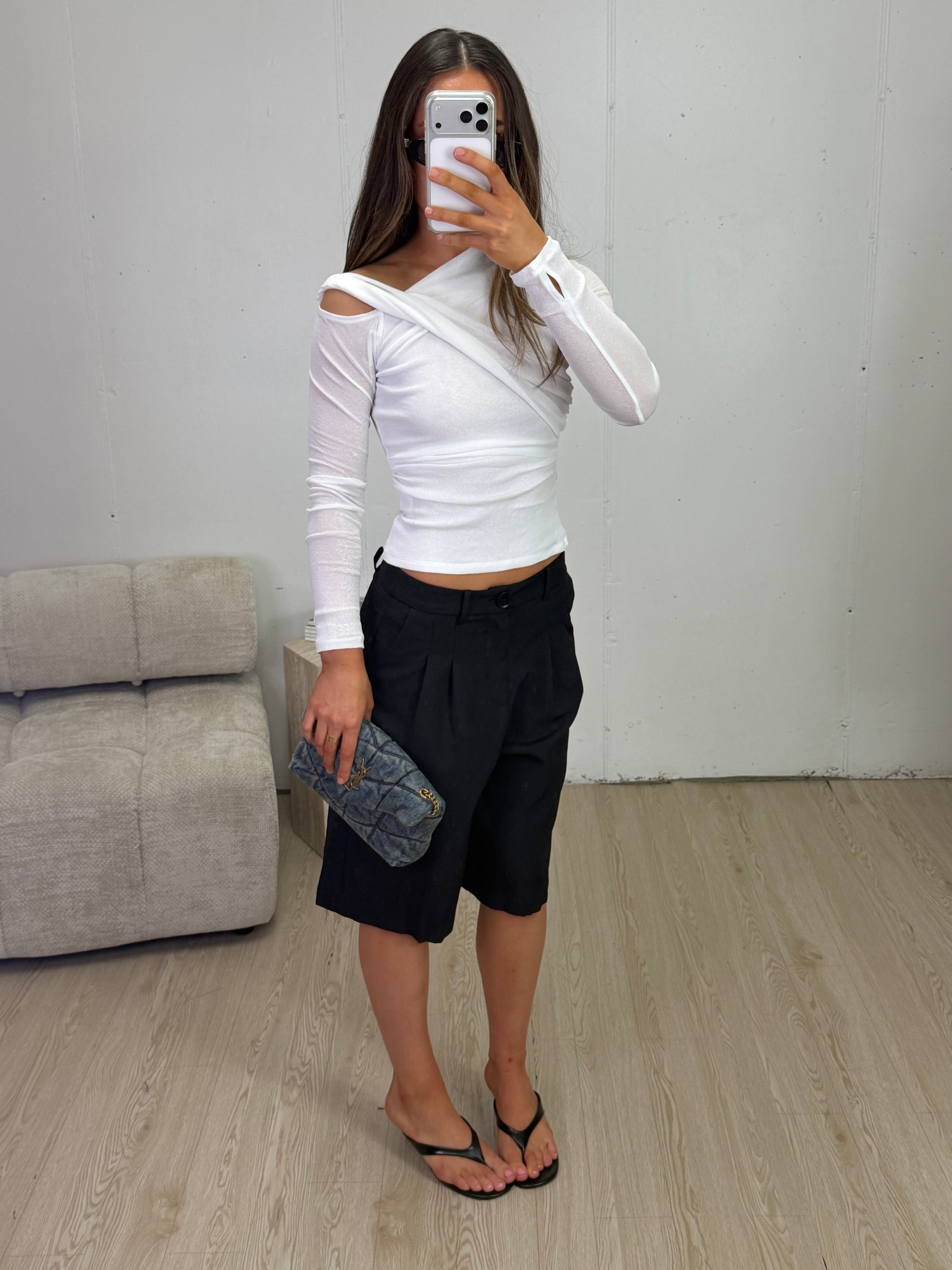 NUDE LUCY PIPER MESH TOP