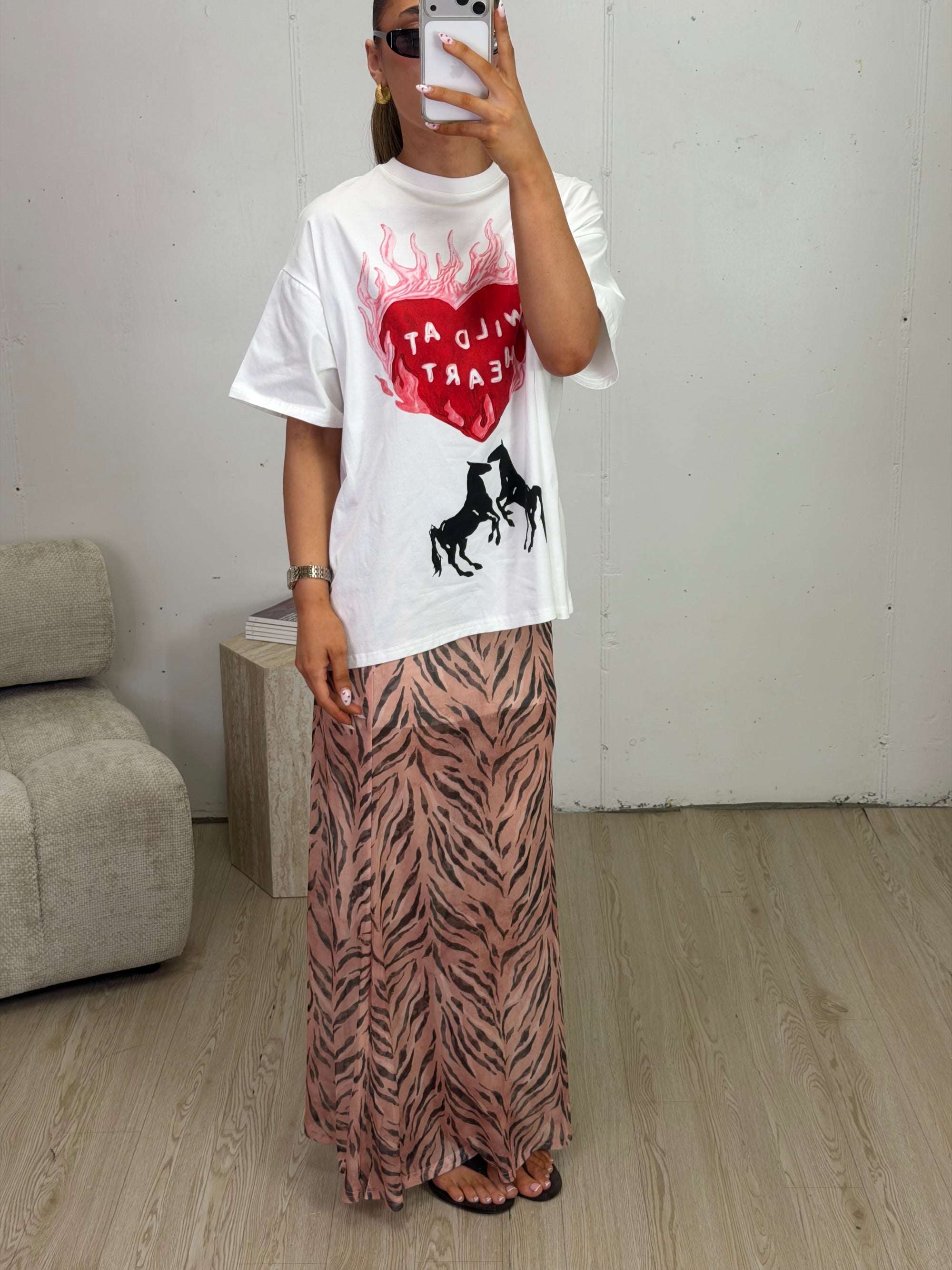 WILD AT HEART TEE
