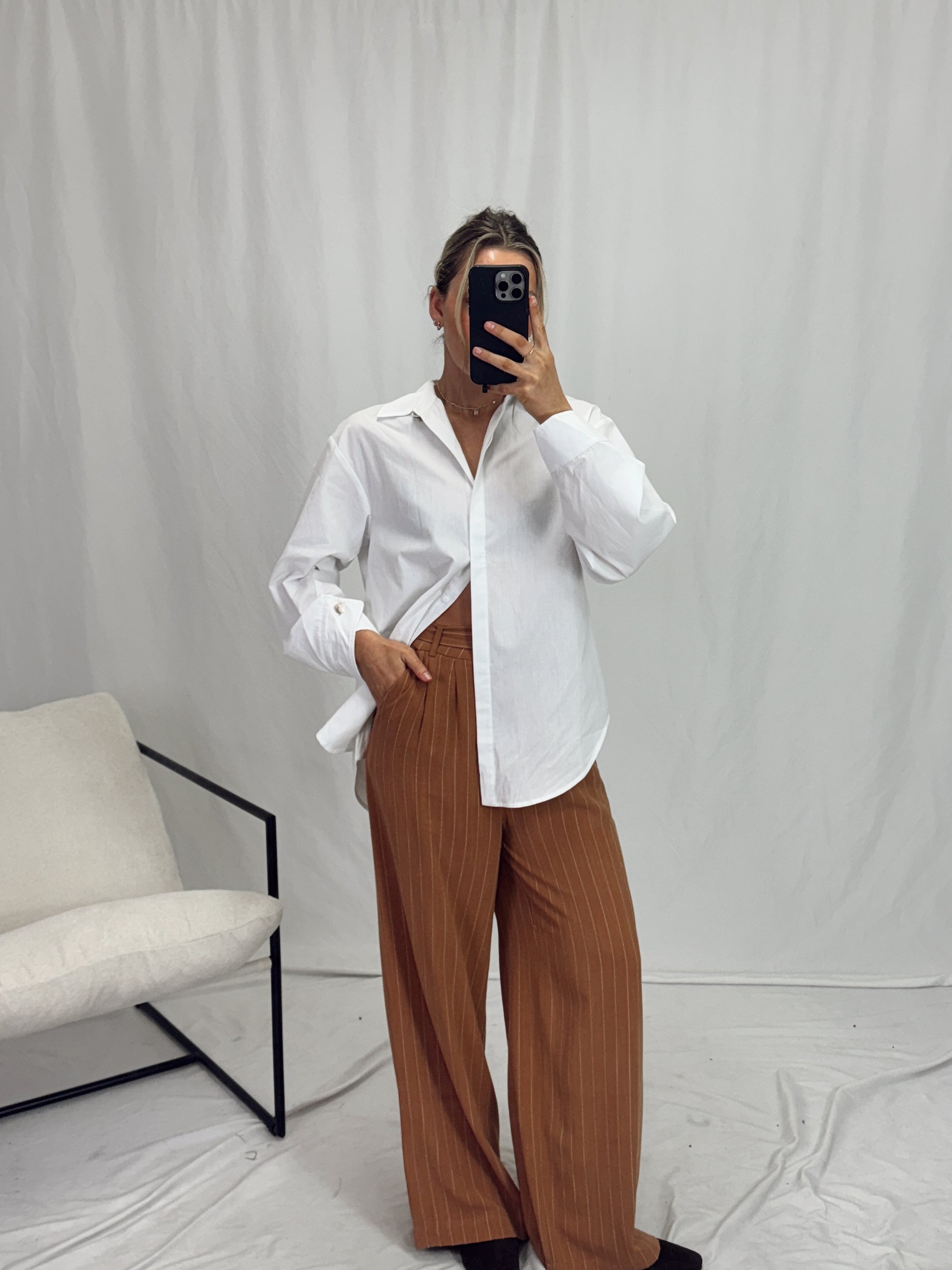 SHELLIE POPLIN SHIRT