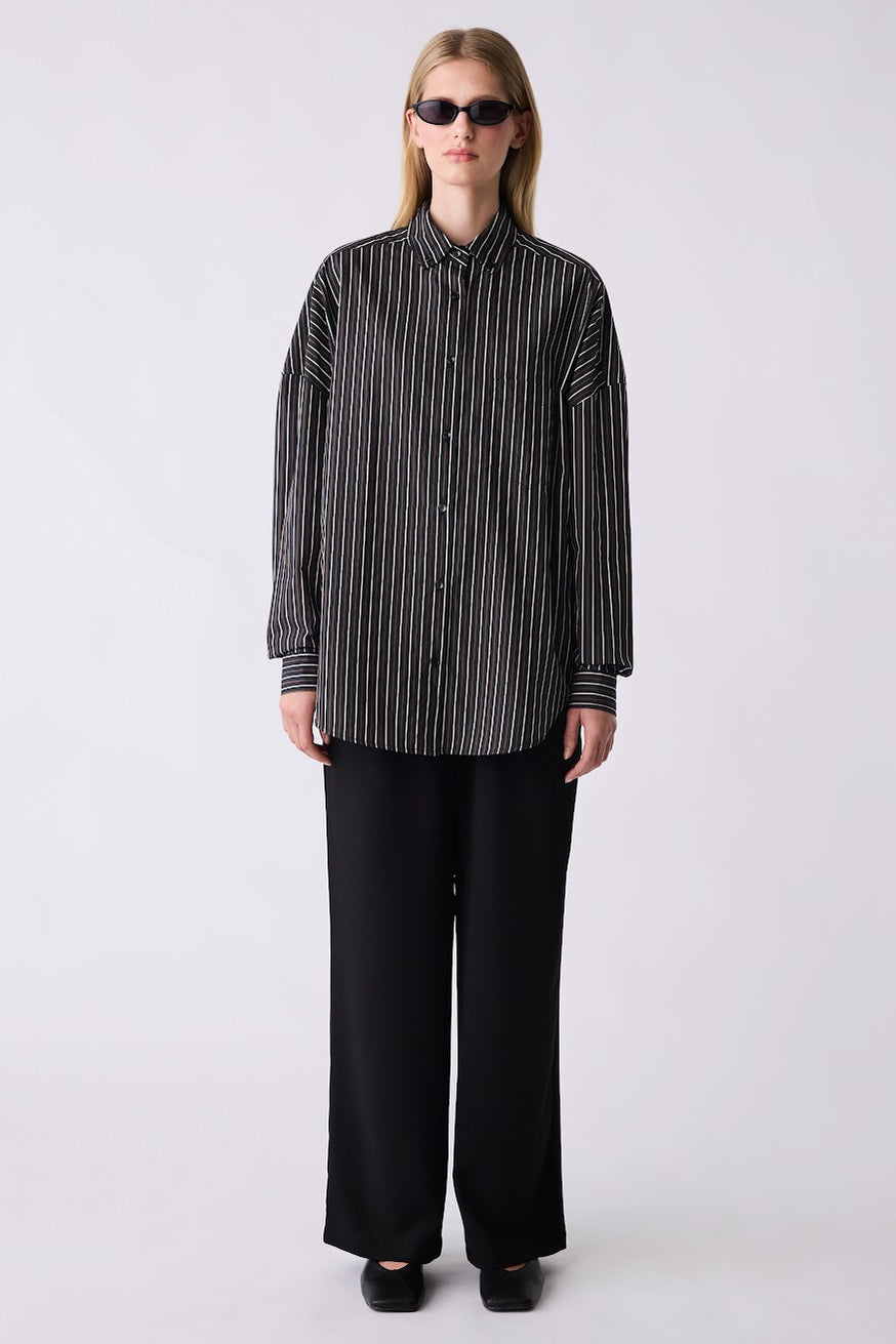 ESMAEE ONEWAY STRIPE SHIRT