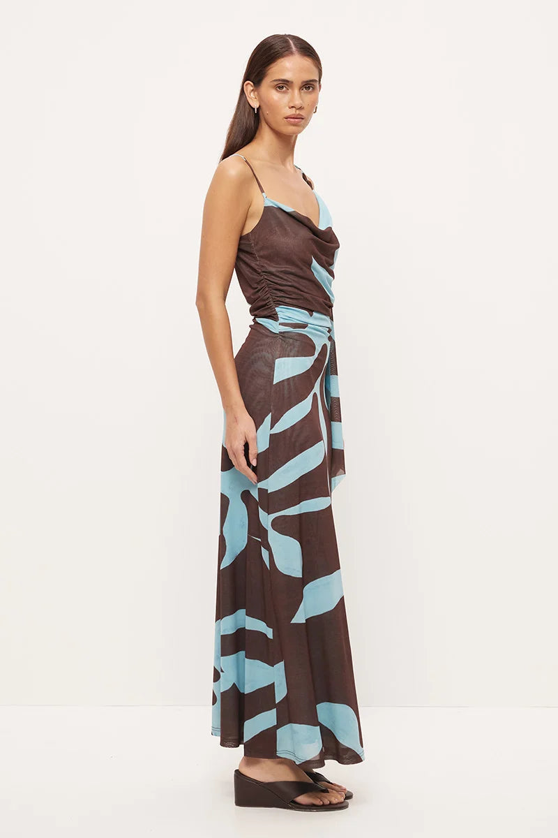 MON RENN LUCID TIE DRESS
