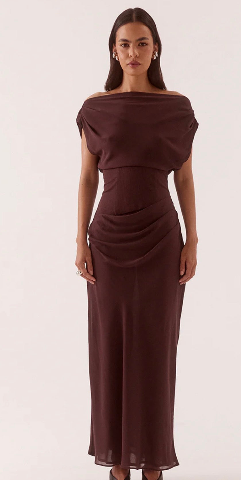 SOVERE ADA OFF SHOULDER DRESS