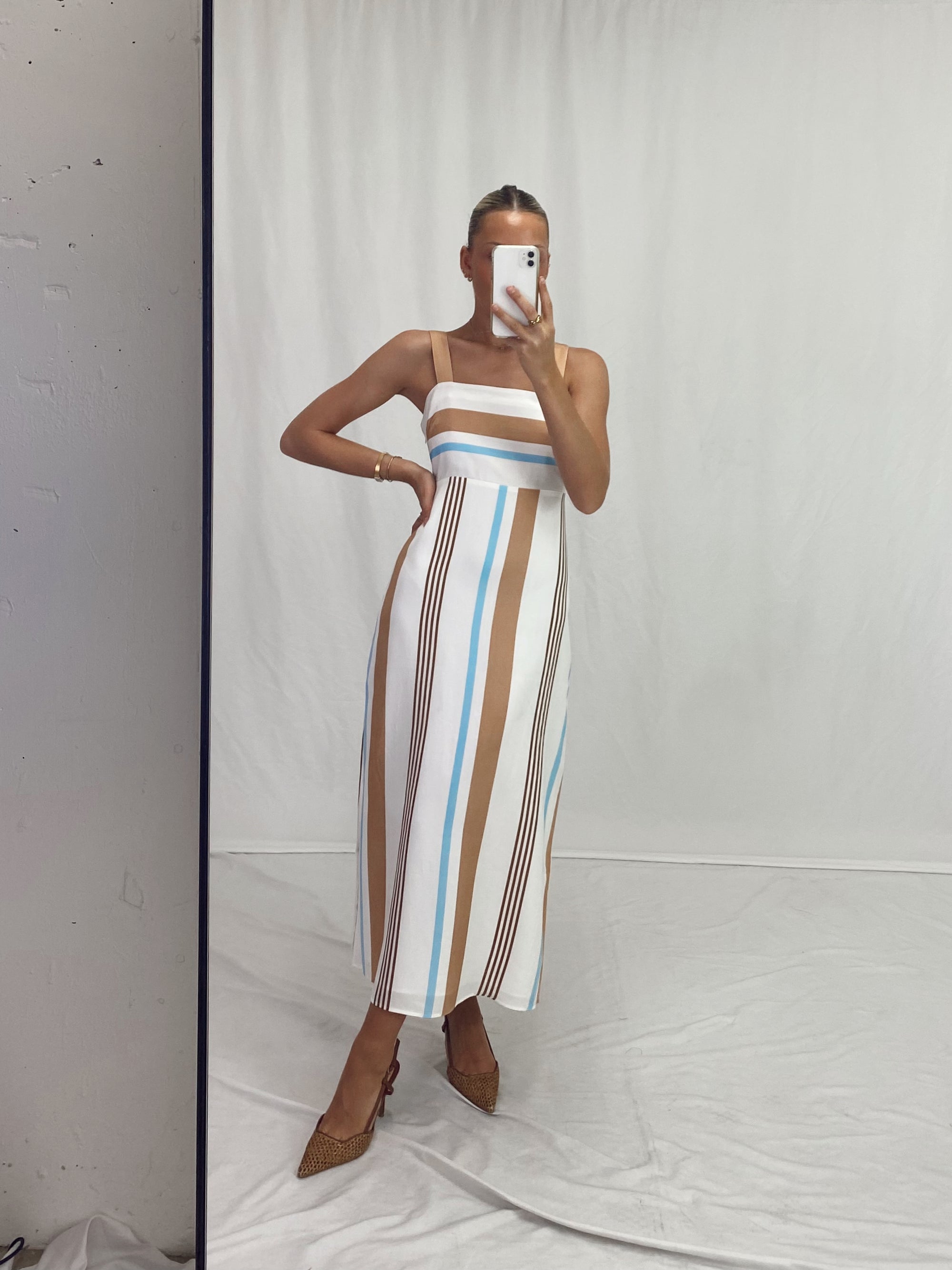 ESMAEE SKYLINE MIDI DRESS