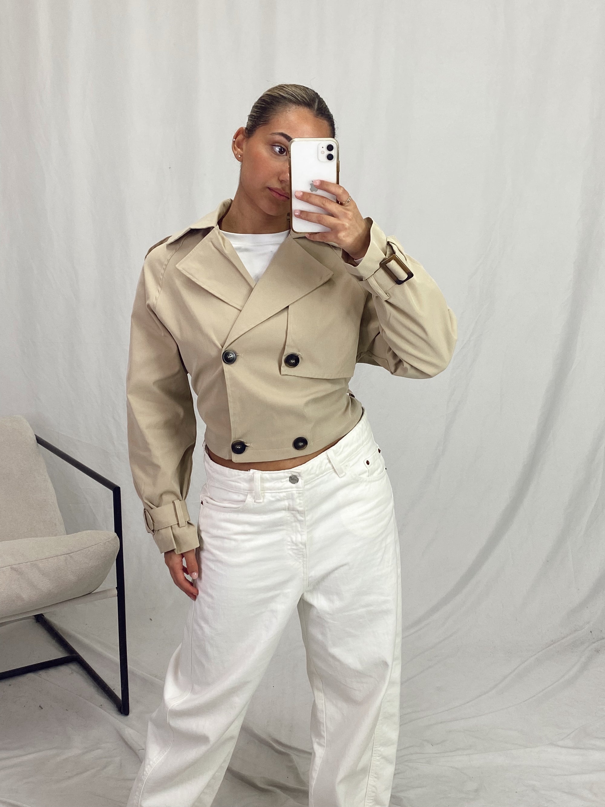 CLEO SHORT TRENCH