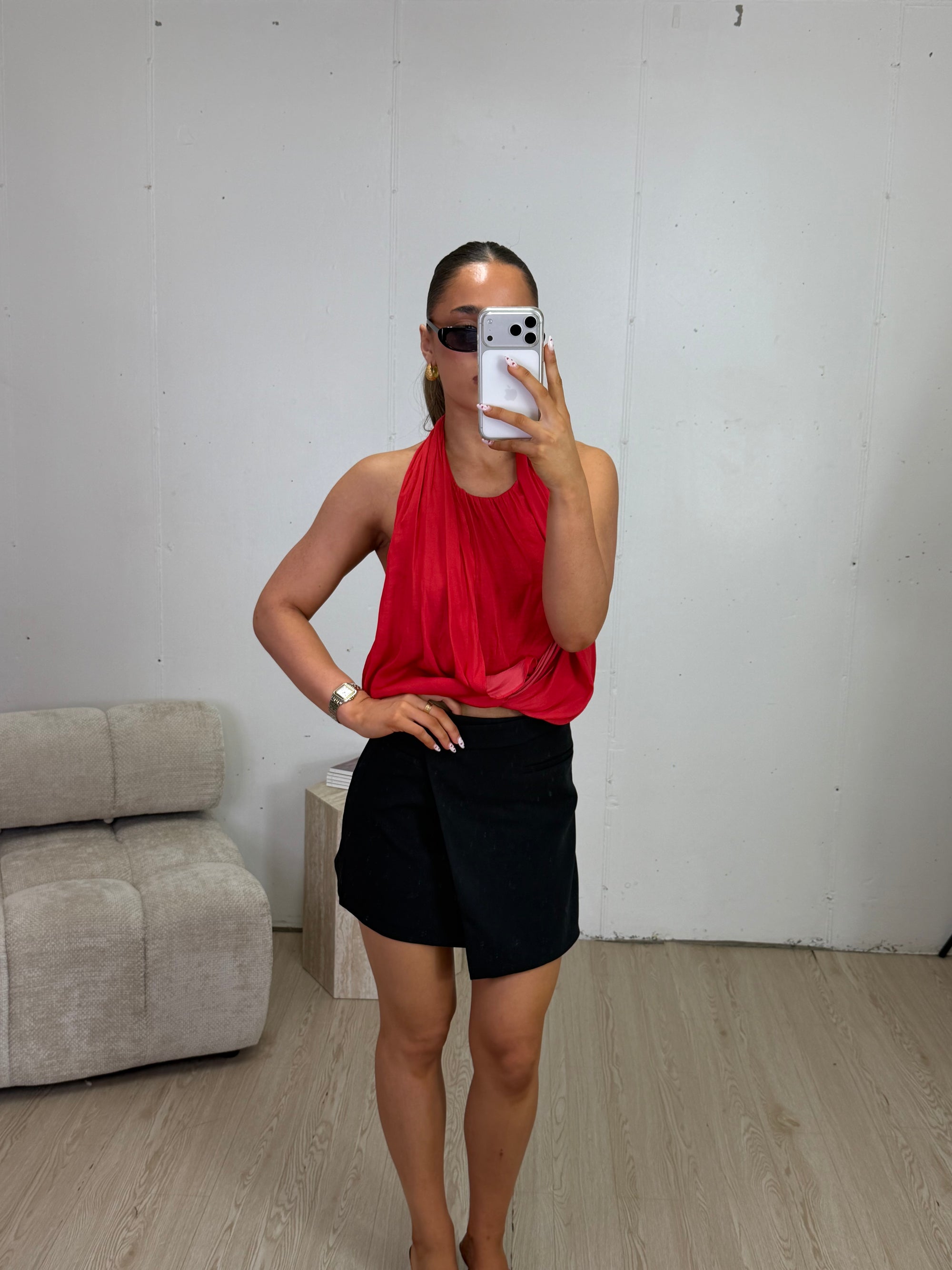 TIA DRAPED TOP