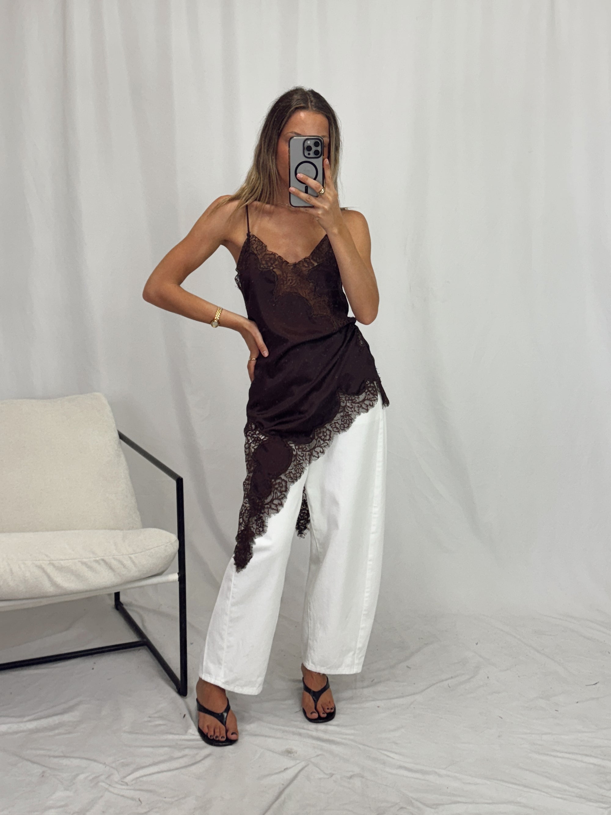 ODETTE CHOCOLATE CAMI