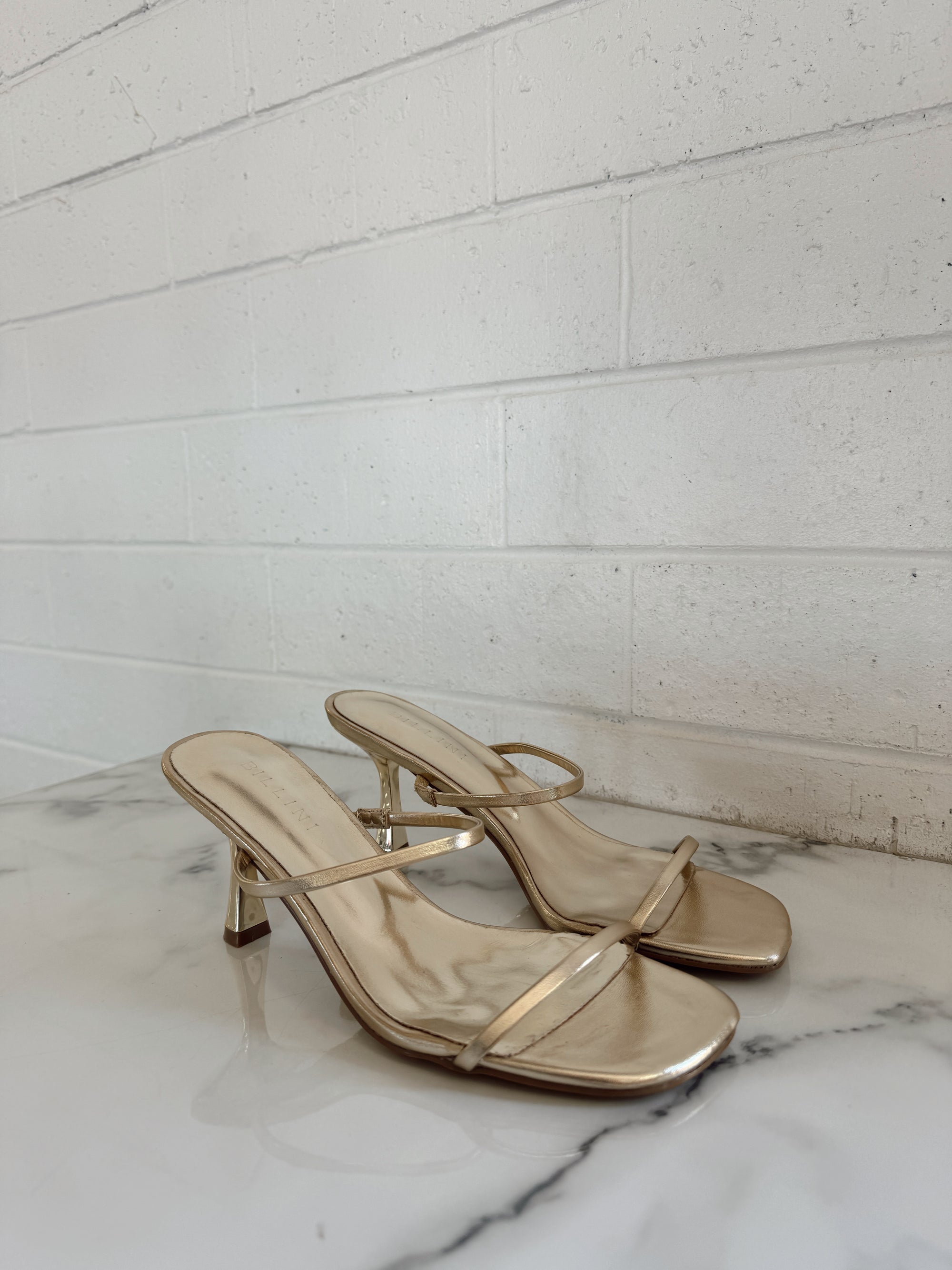 BILLINI QAHIRA HEEL - GOLD