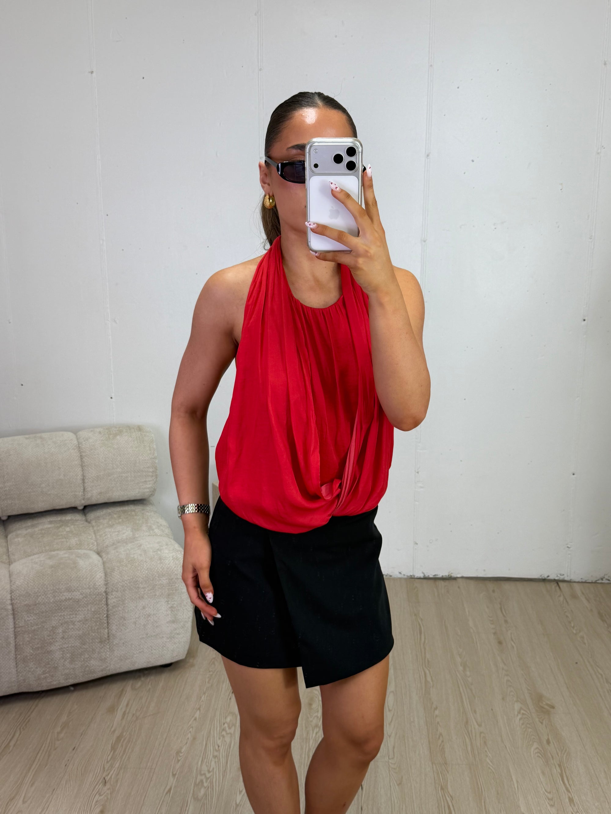 TIA DRAPED TOP