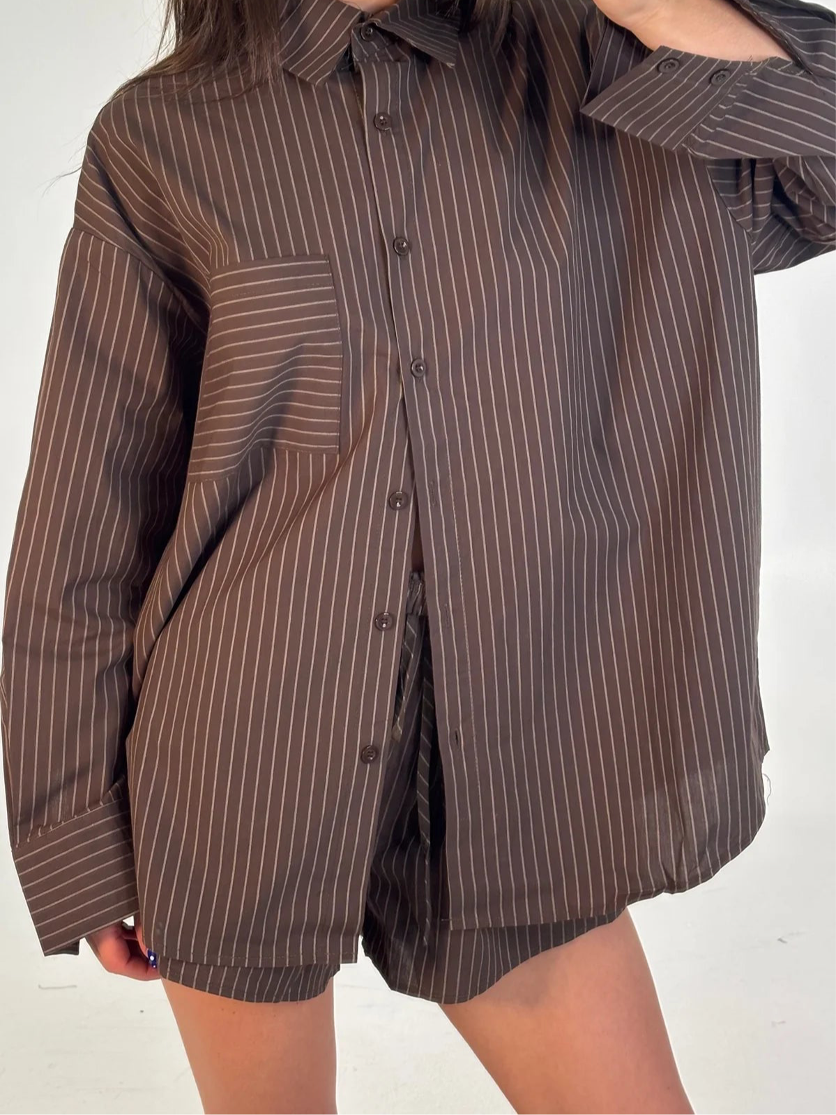 SILVY CHOC STRIPE SET
