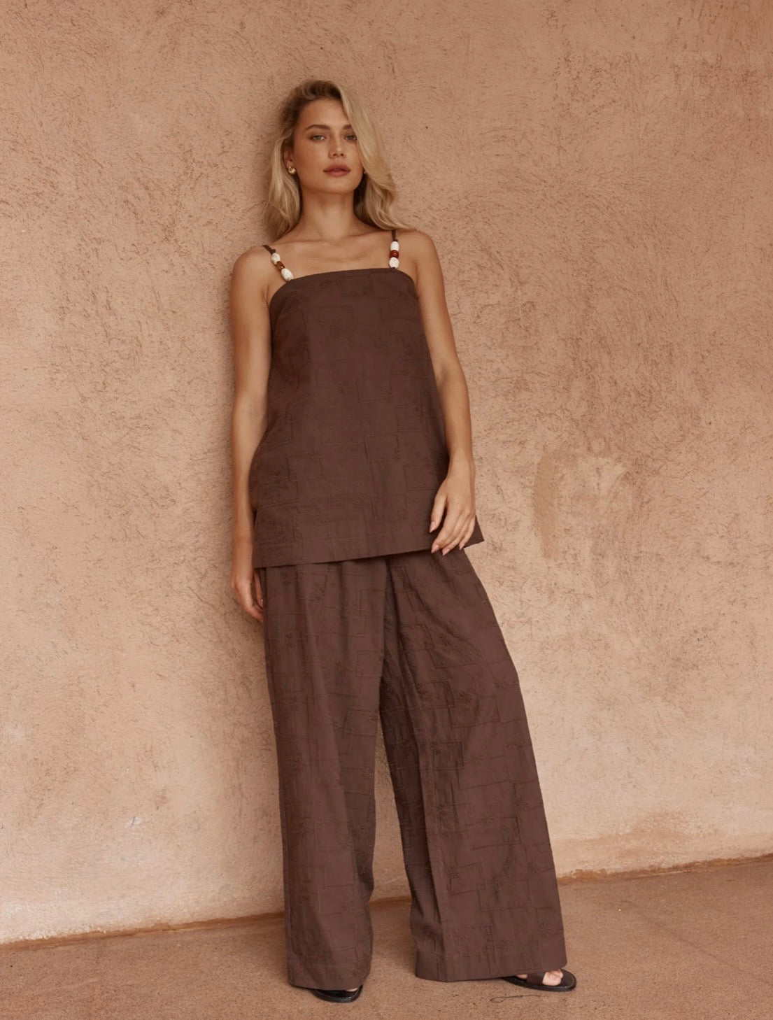 BELLIE EMBROIDERED PANT