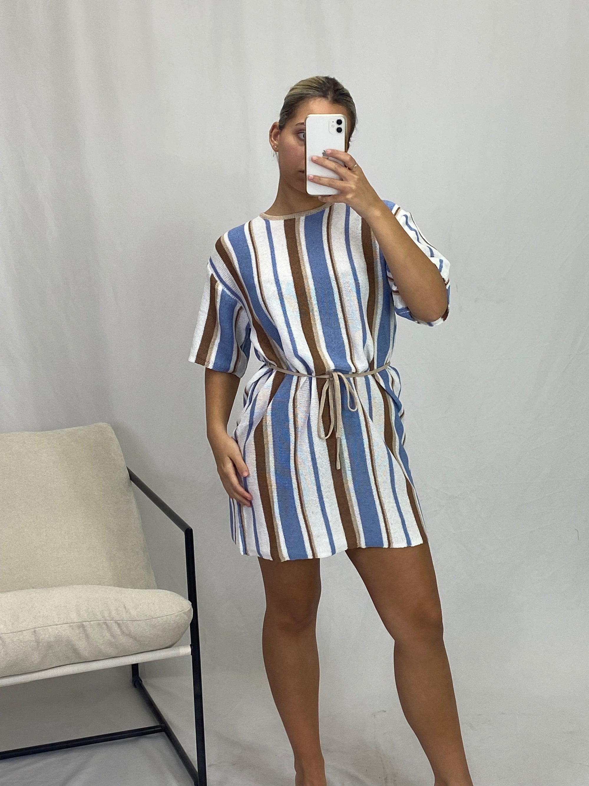 STAPLE BELMARE KNIT TEE DRESS