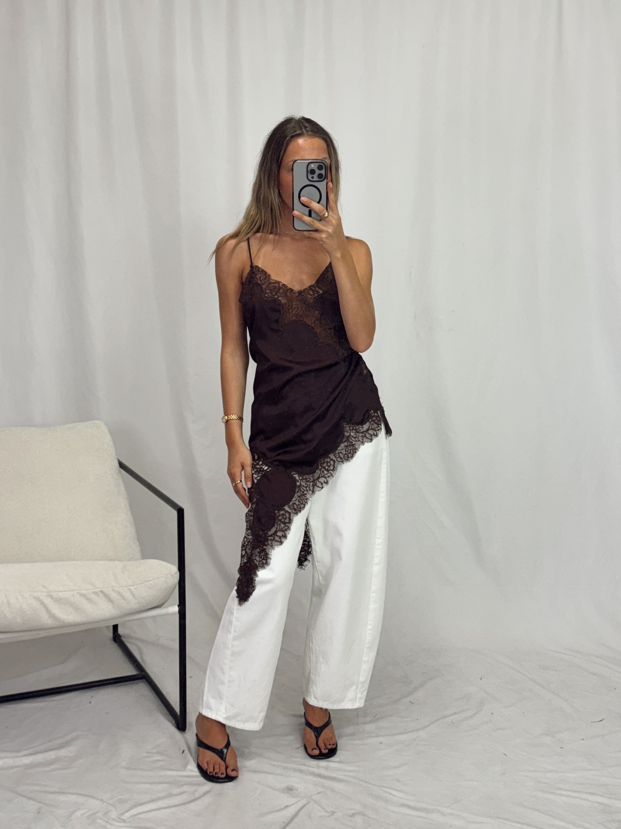 ODETTE CHOCOLATE CAMI