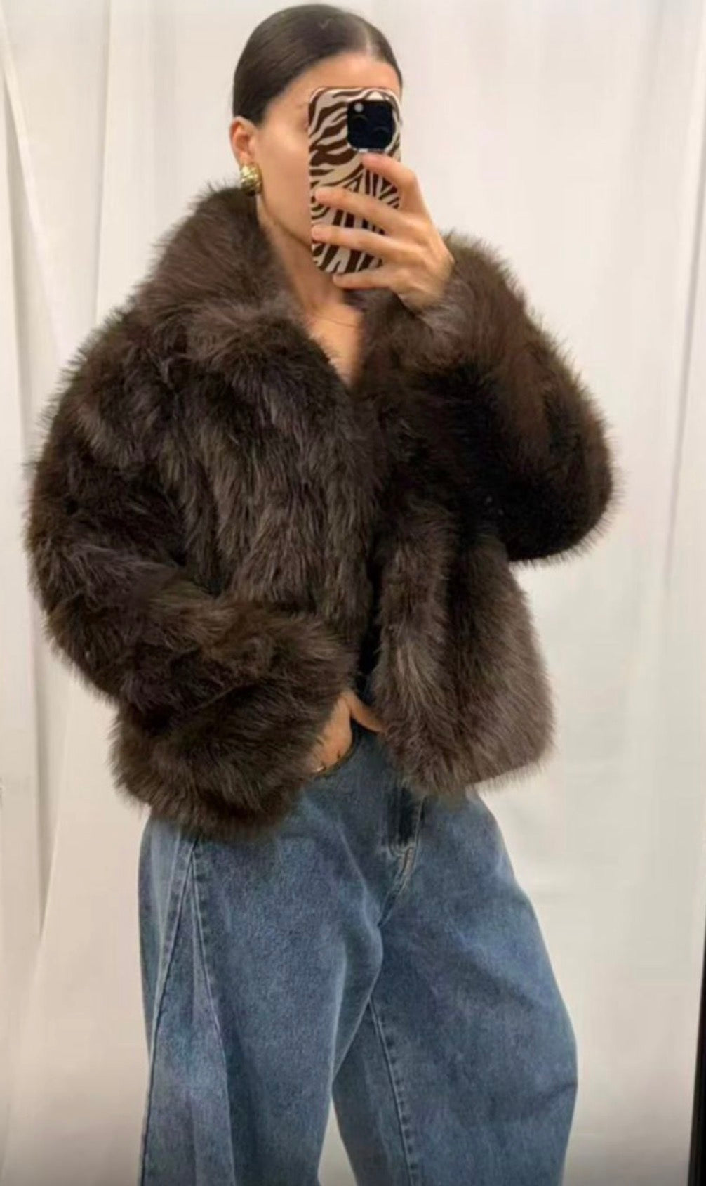 LIANA FAUX FUR JACKET - ARRIVING FRIDAY