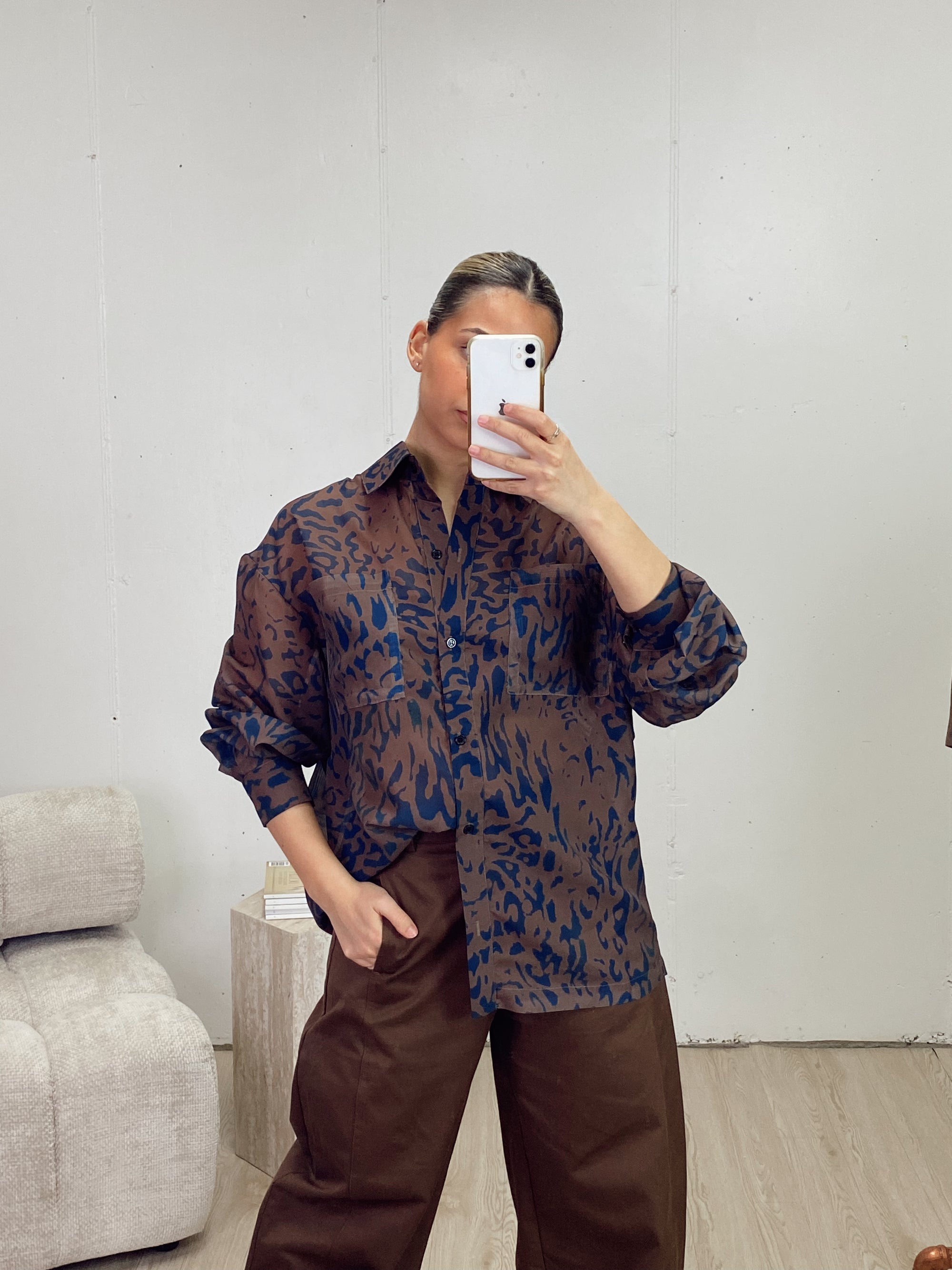 LAYLA LEOPARD  SHIRT