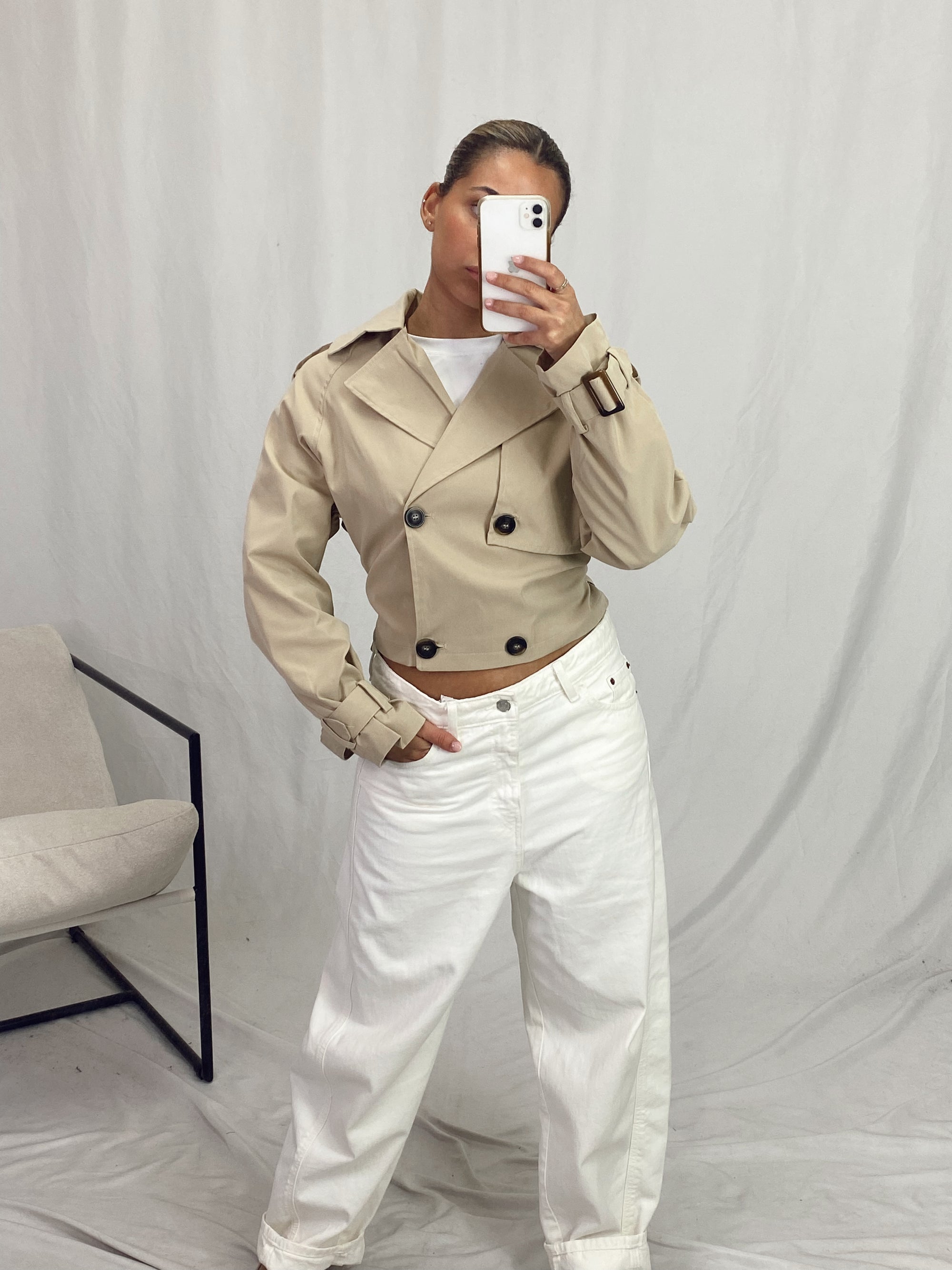 CLEO SHORT TRENCH