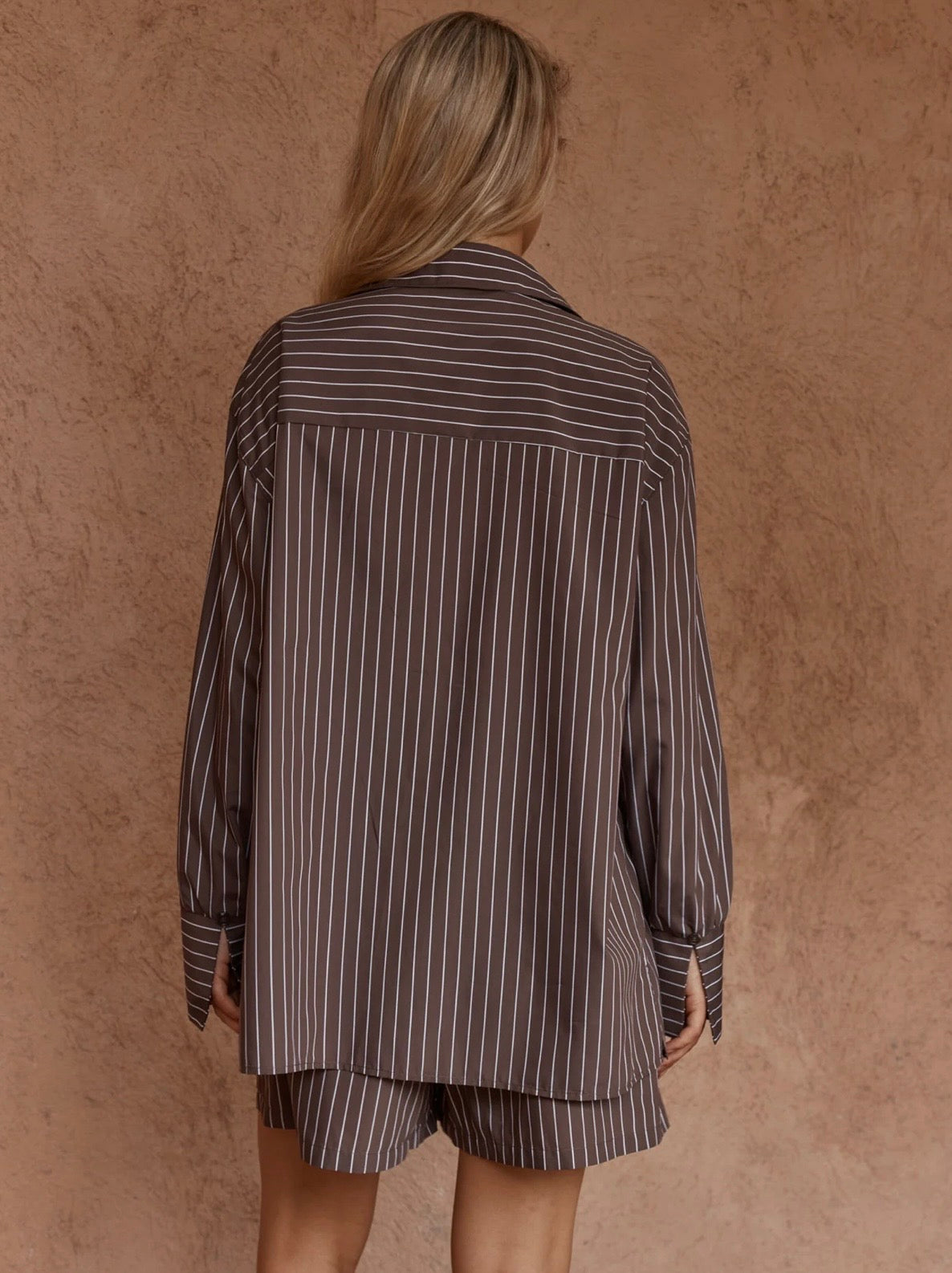 MARTY PIPED STRIPE SHIRT