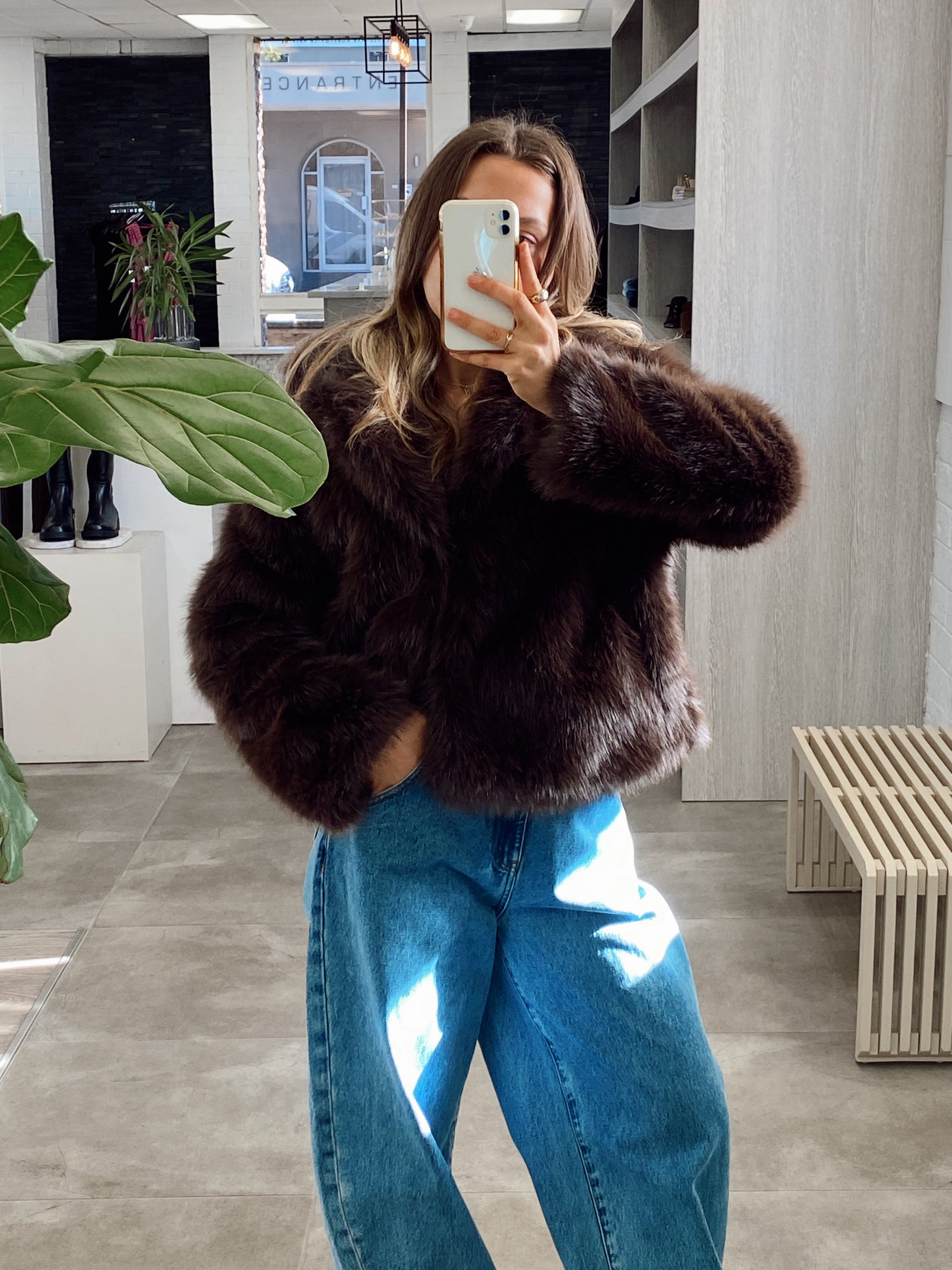 LIANA FAUX FUR JACKET