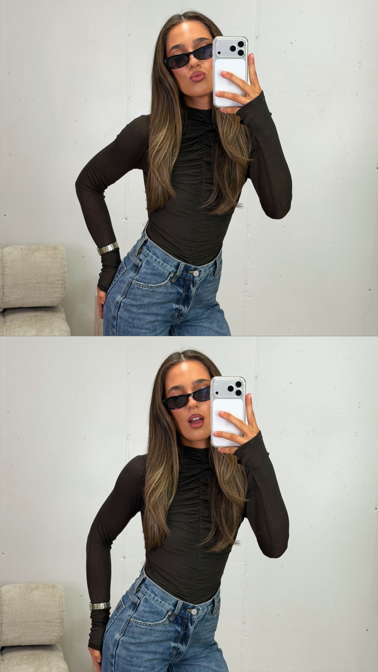 NUDE LUCY MARTI MESH TOP