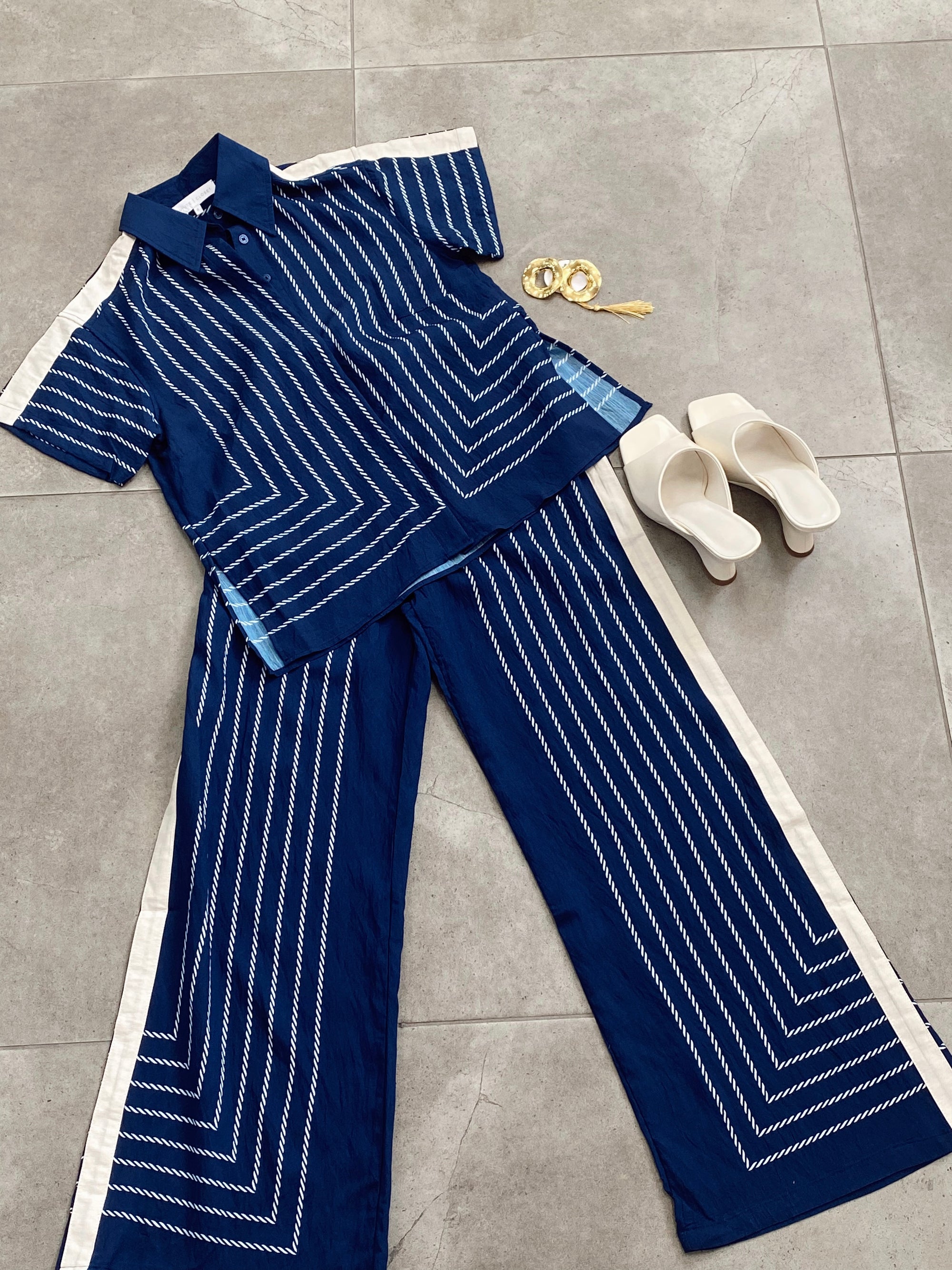 ROPE PANT BLUE