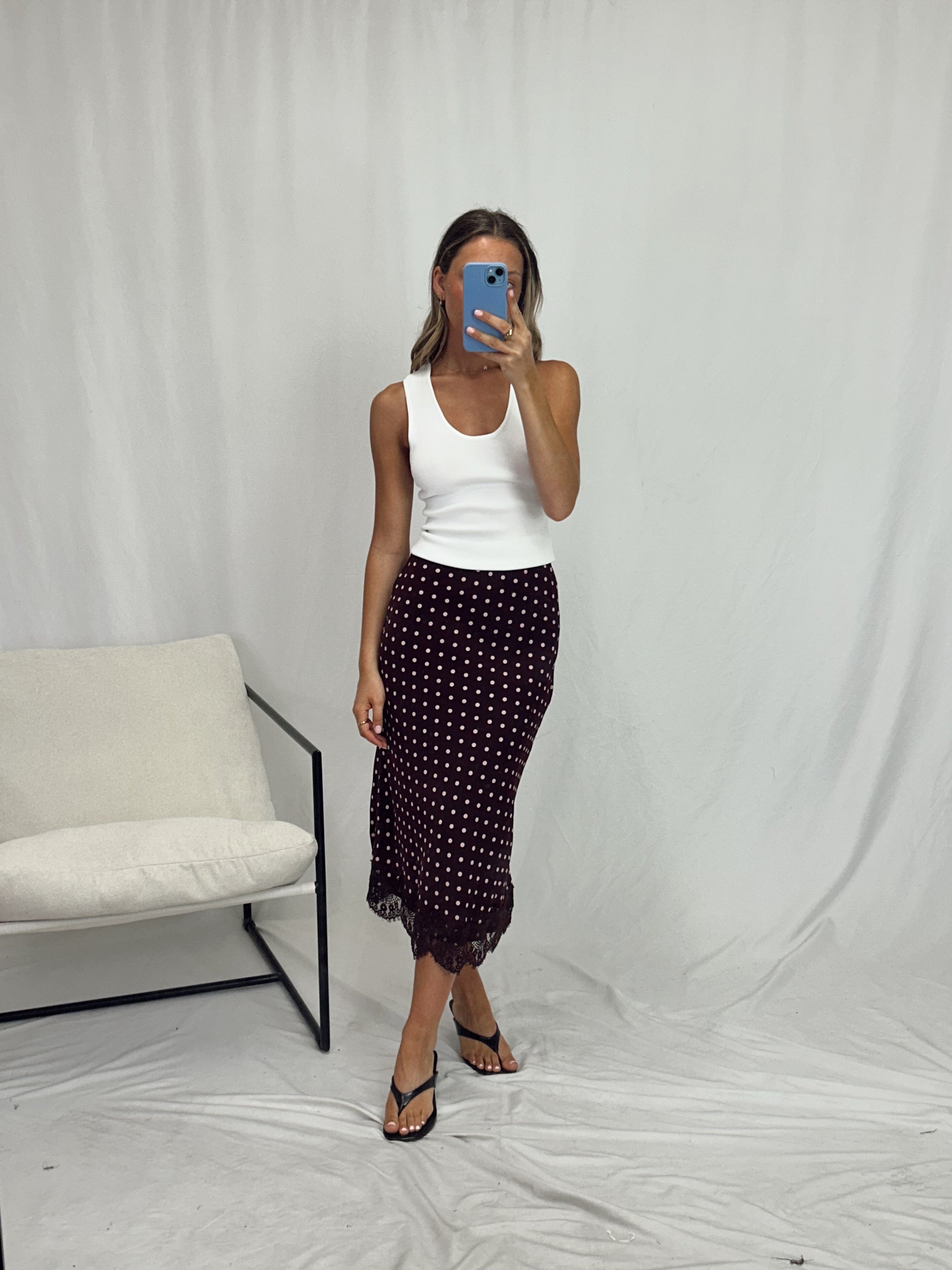 WINNIE POLKA DOT SKIRT