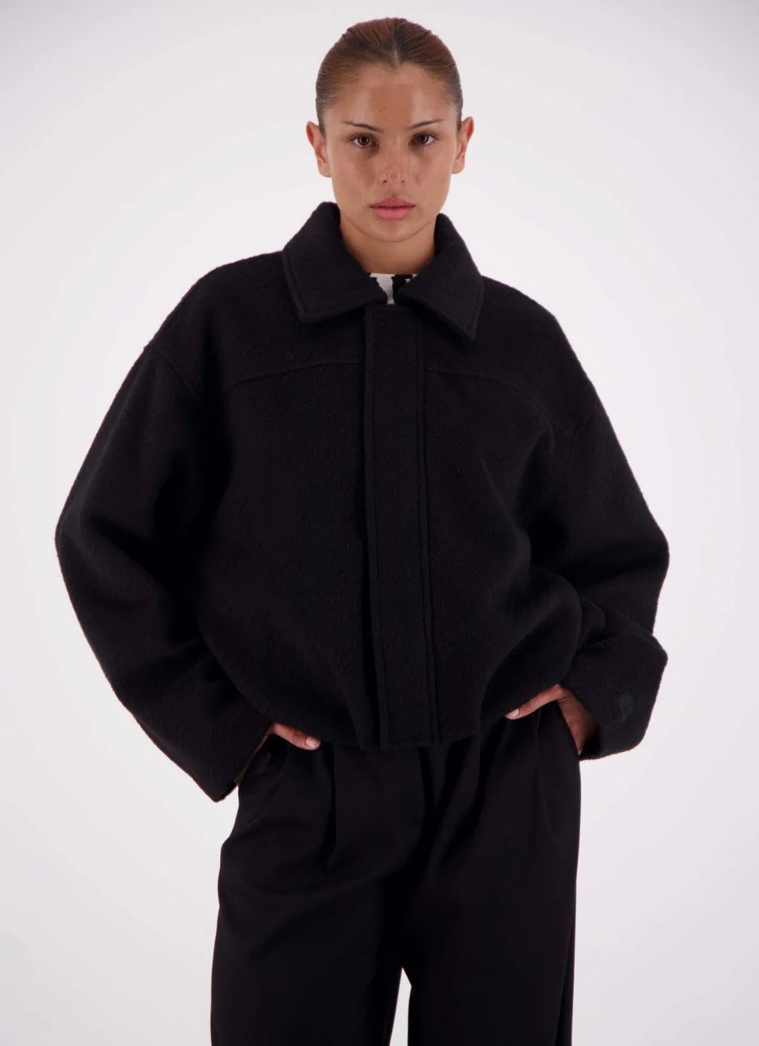 BAILEY BOMBER JACKET BLACK