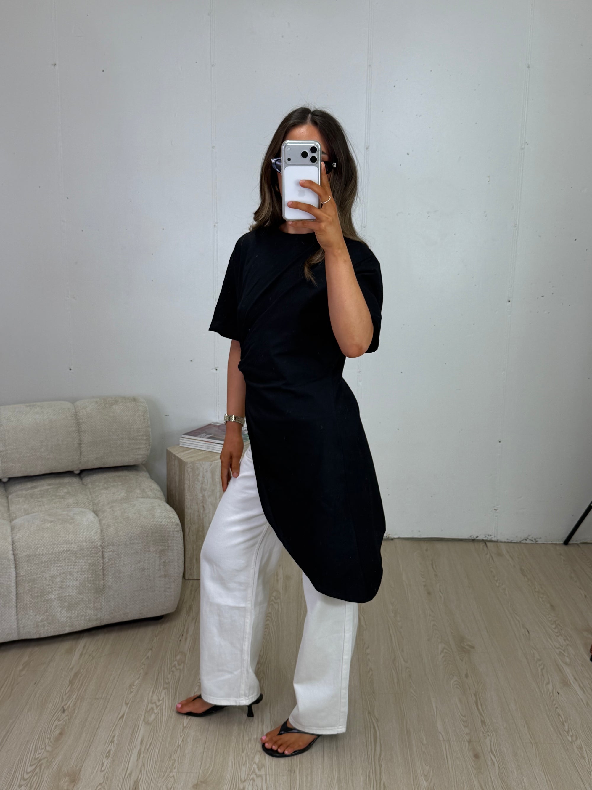 TISH ASYM TSHIRT