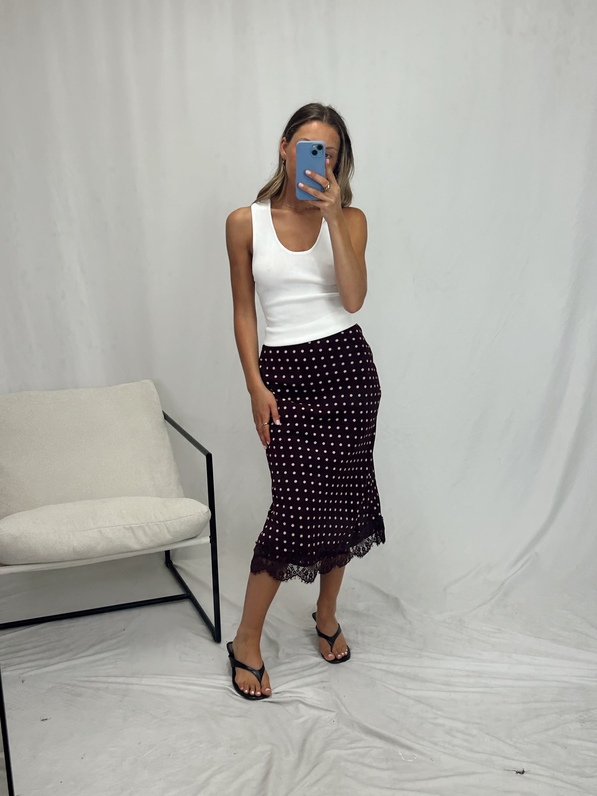 WINNIE POLKA DOT SKIRT