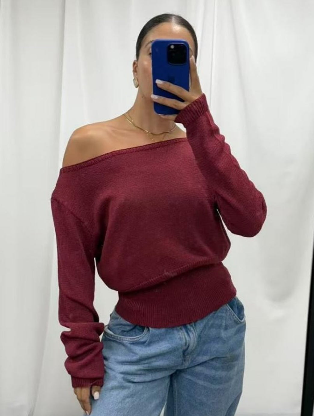 WHITNEY WINE KNIT