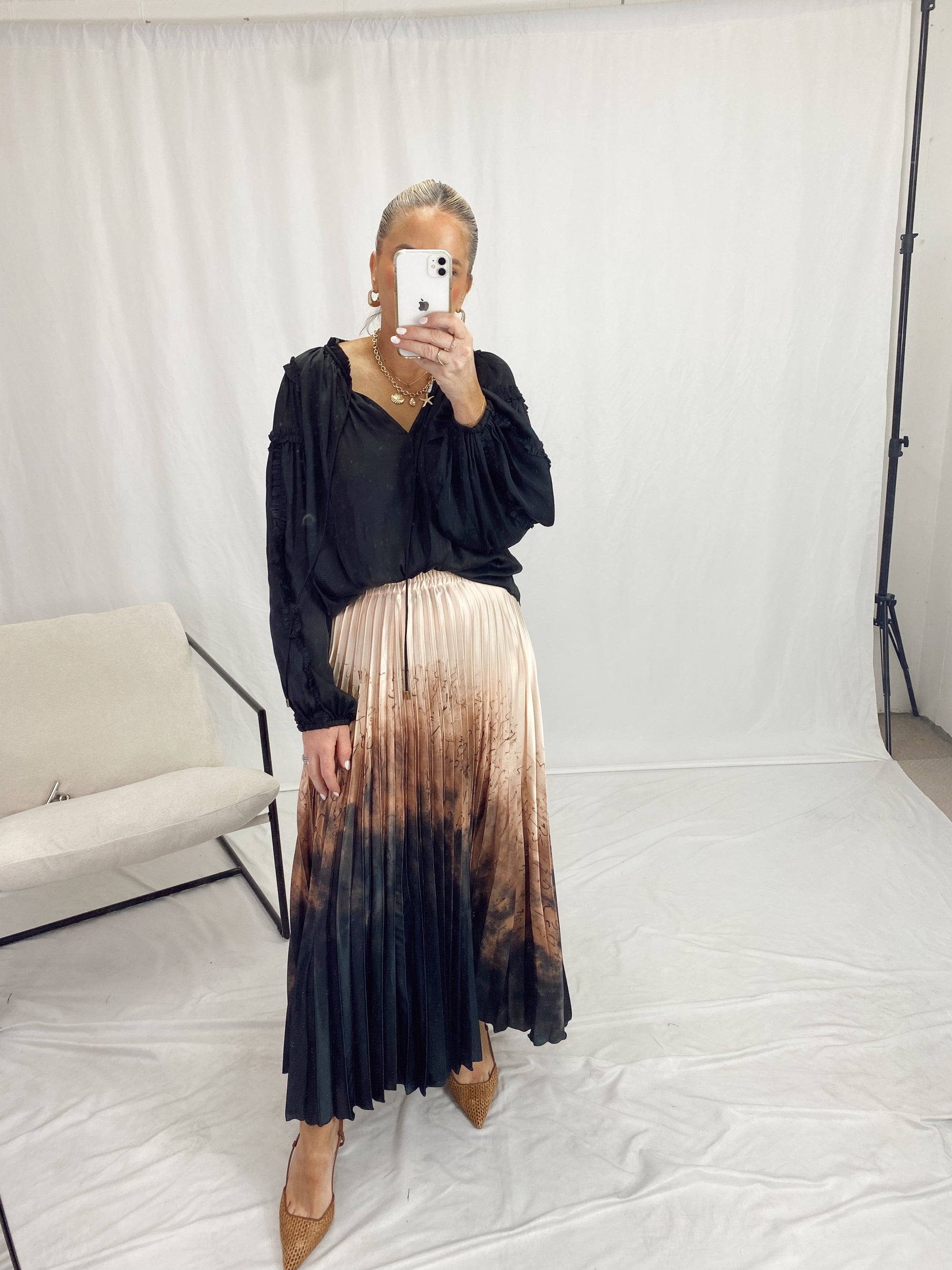 ALIAS PLEATED SKIRT