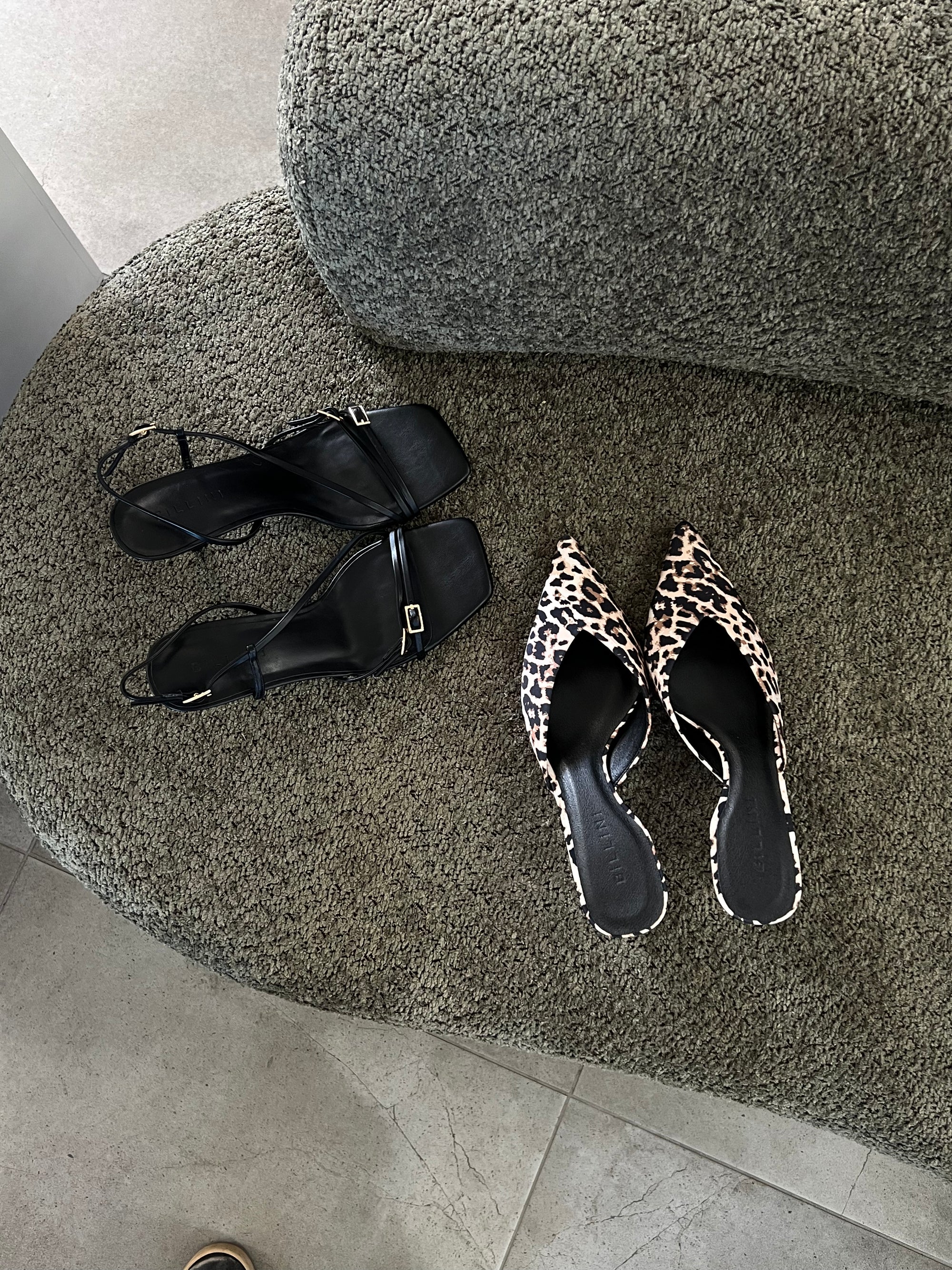 BILLINI ADELE LEOPARD KITTEN HEEL