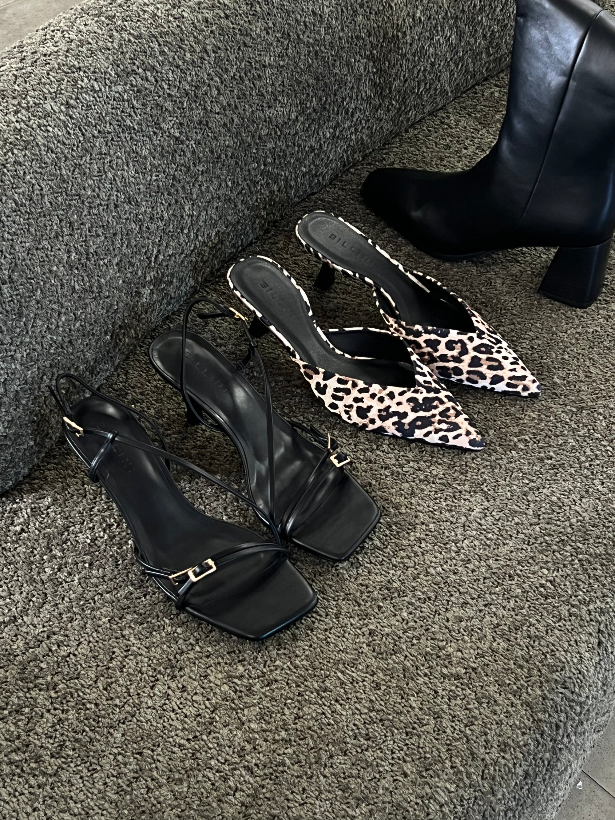 BILLINI ADELE LEOPARD KITTEN HEEL