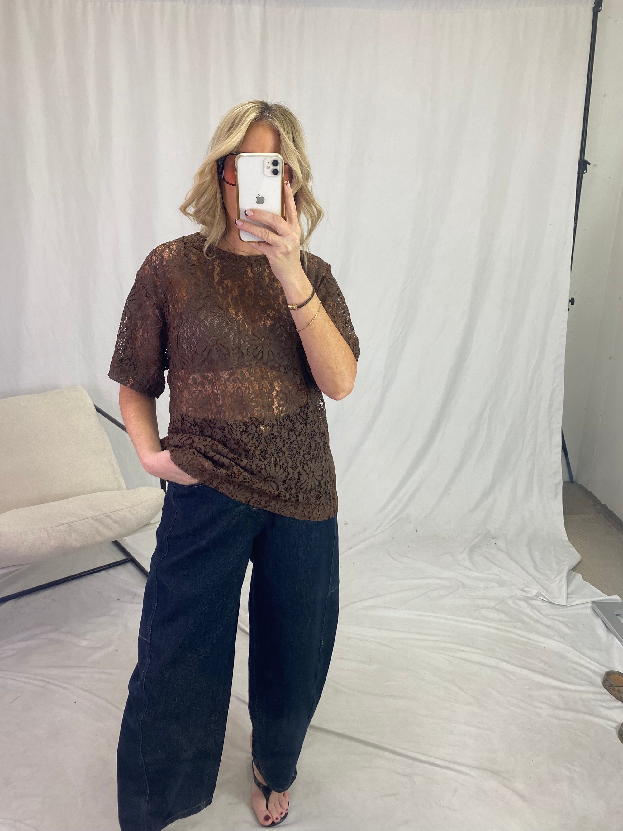 RUBY LACE TEE