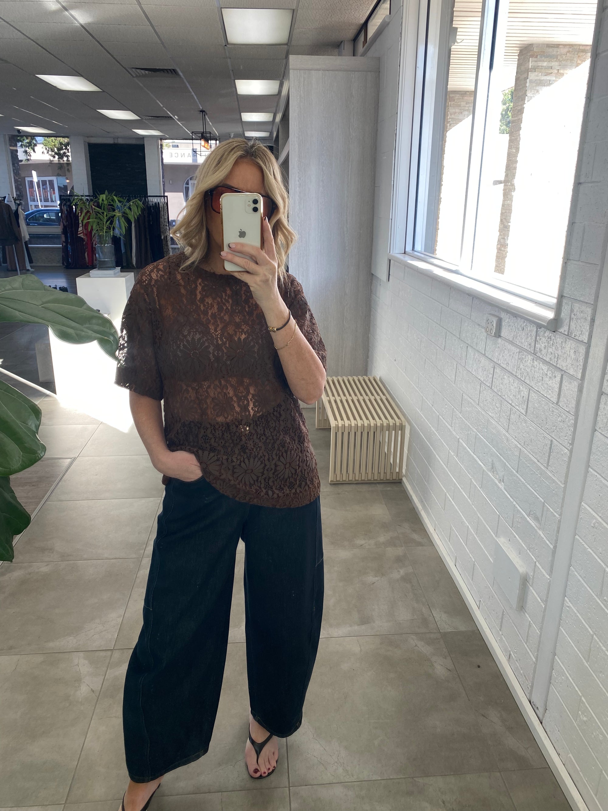 RUBY LACE TEE