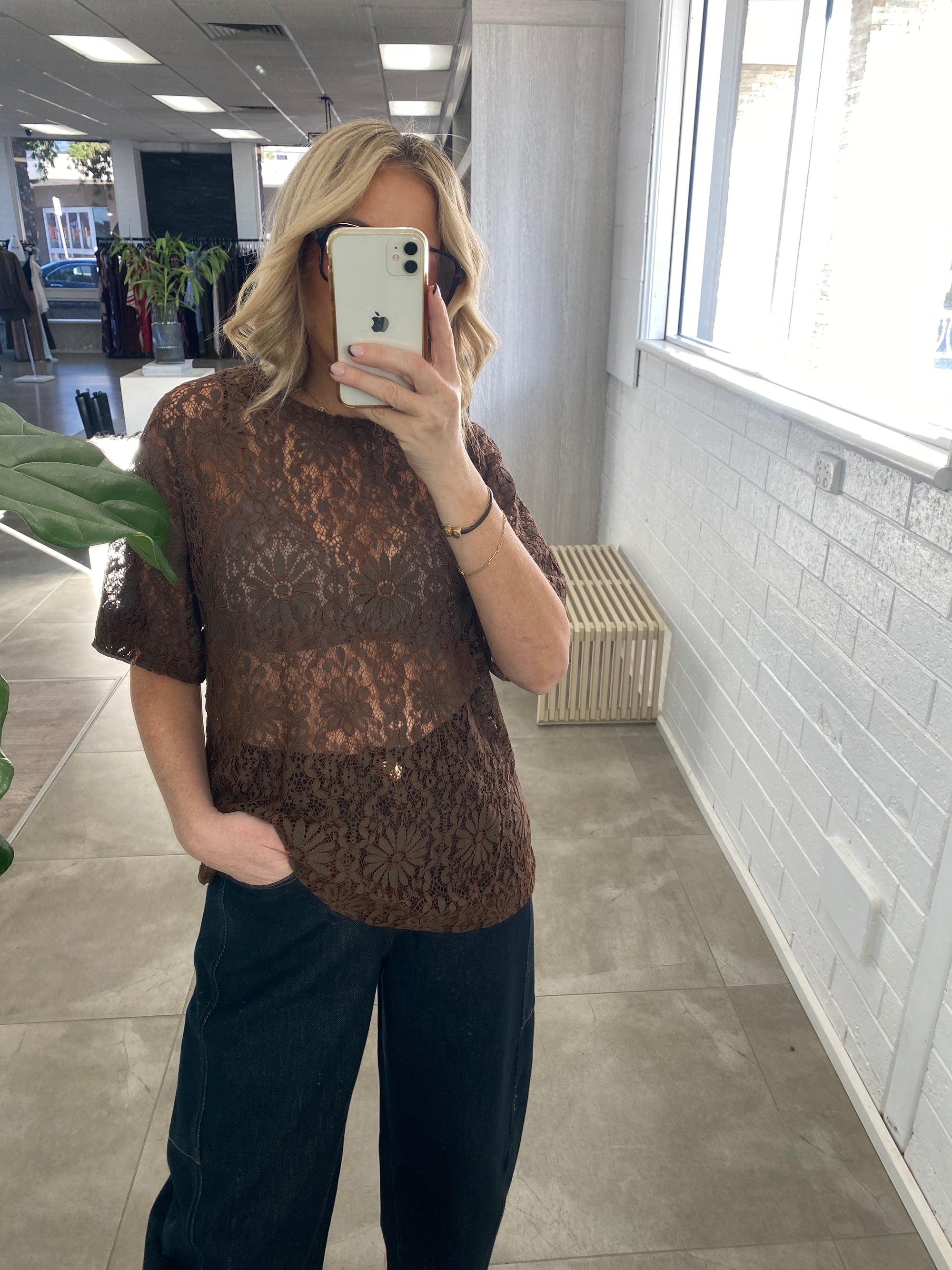 RUBY LACE TEE