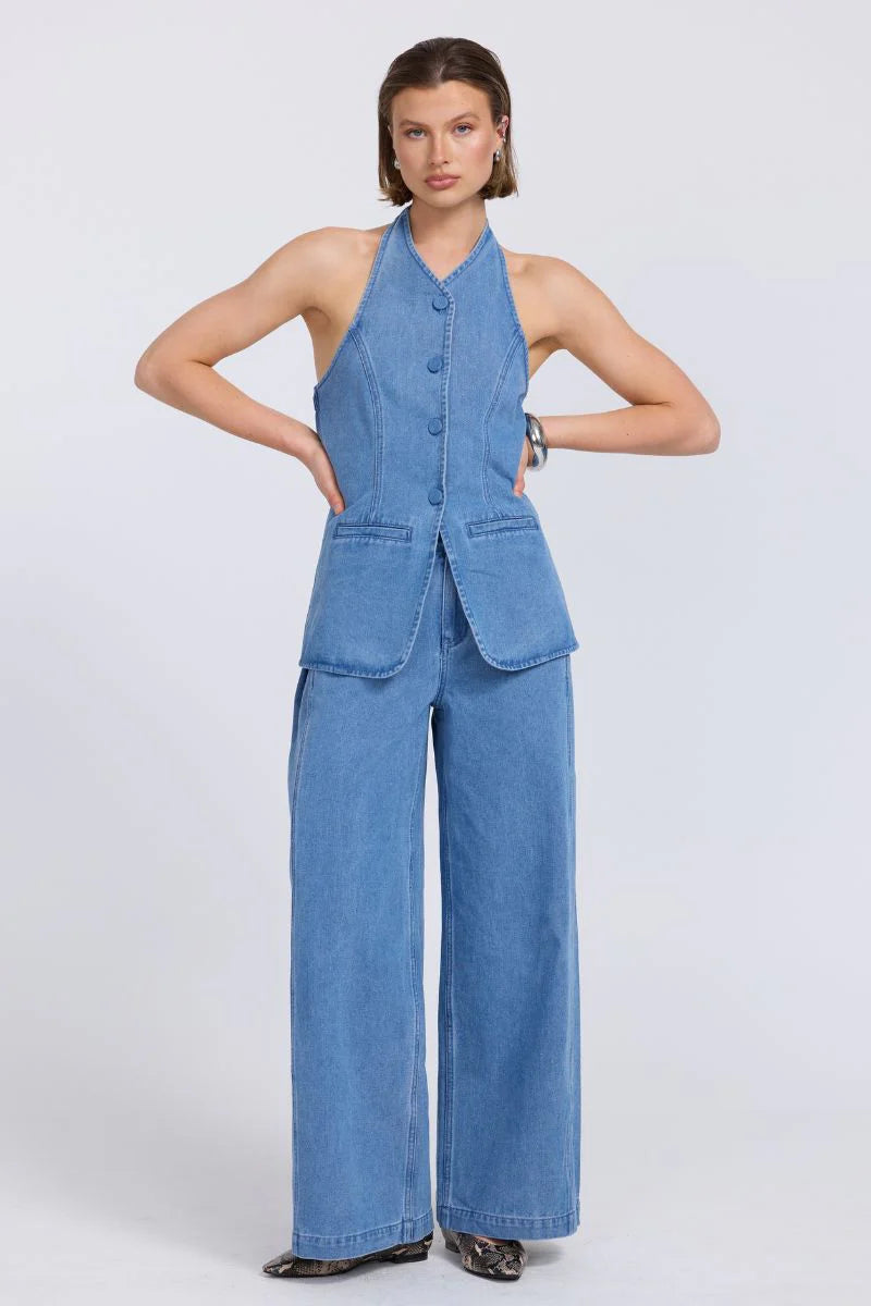 SOVERE EVERLEIGH DENIM TUNIC