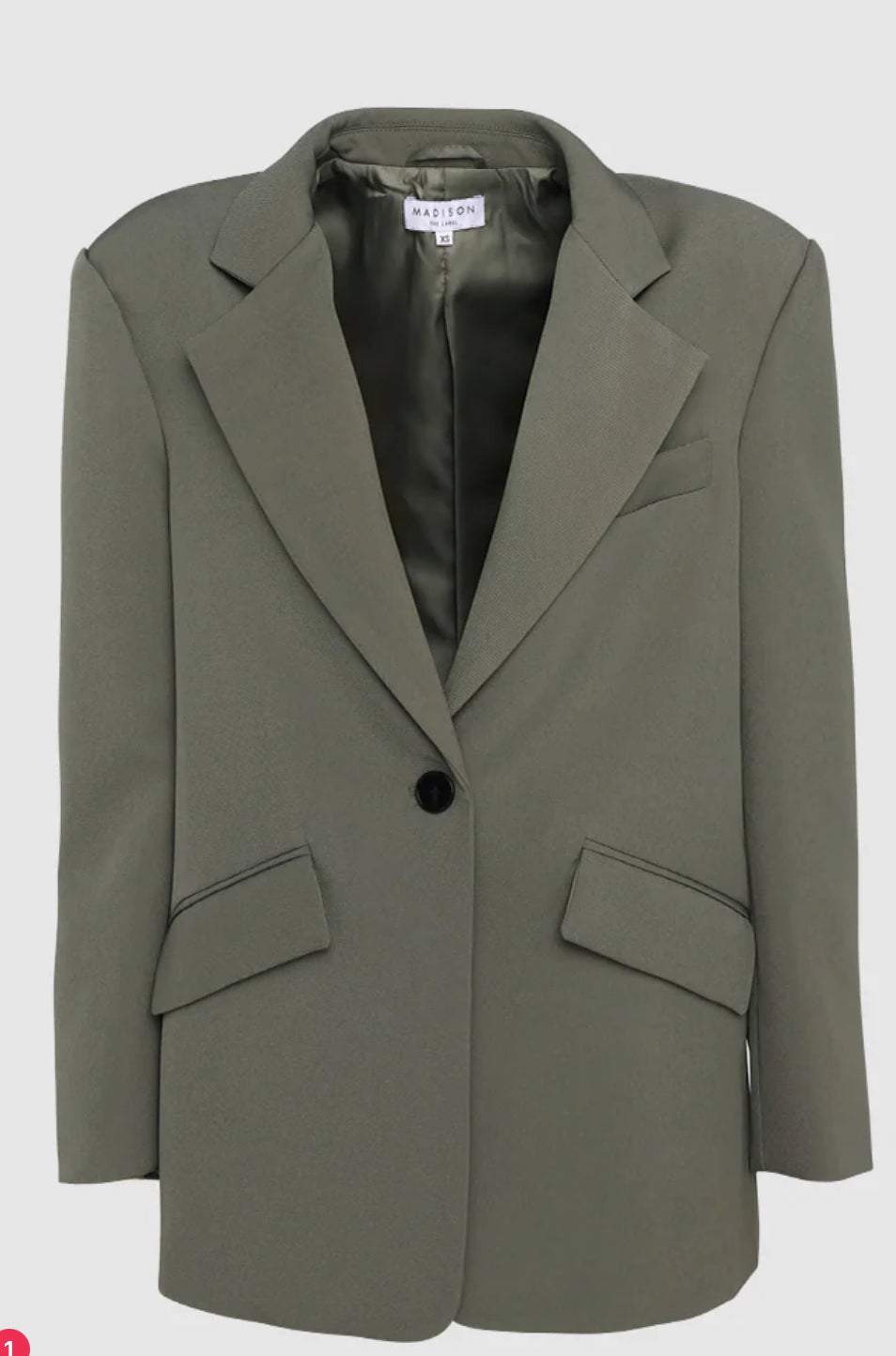 MADISON THE LABEL COLLINS BLAZER