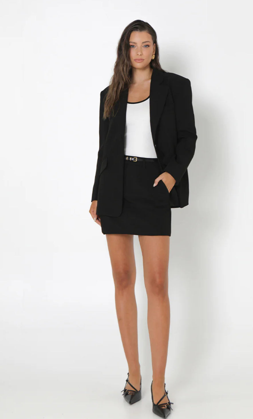MADISON THE LABEL COLLINS BLAZER