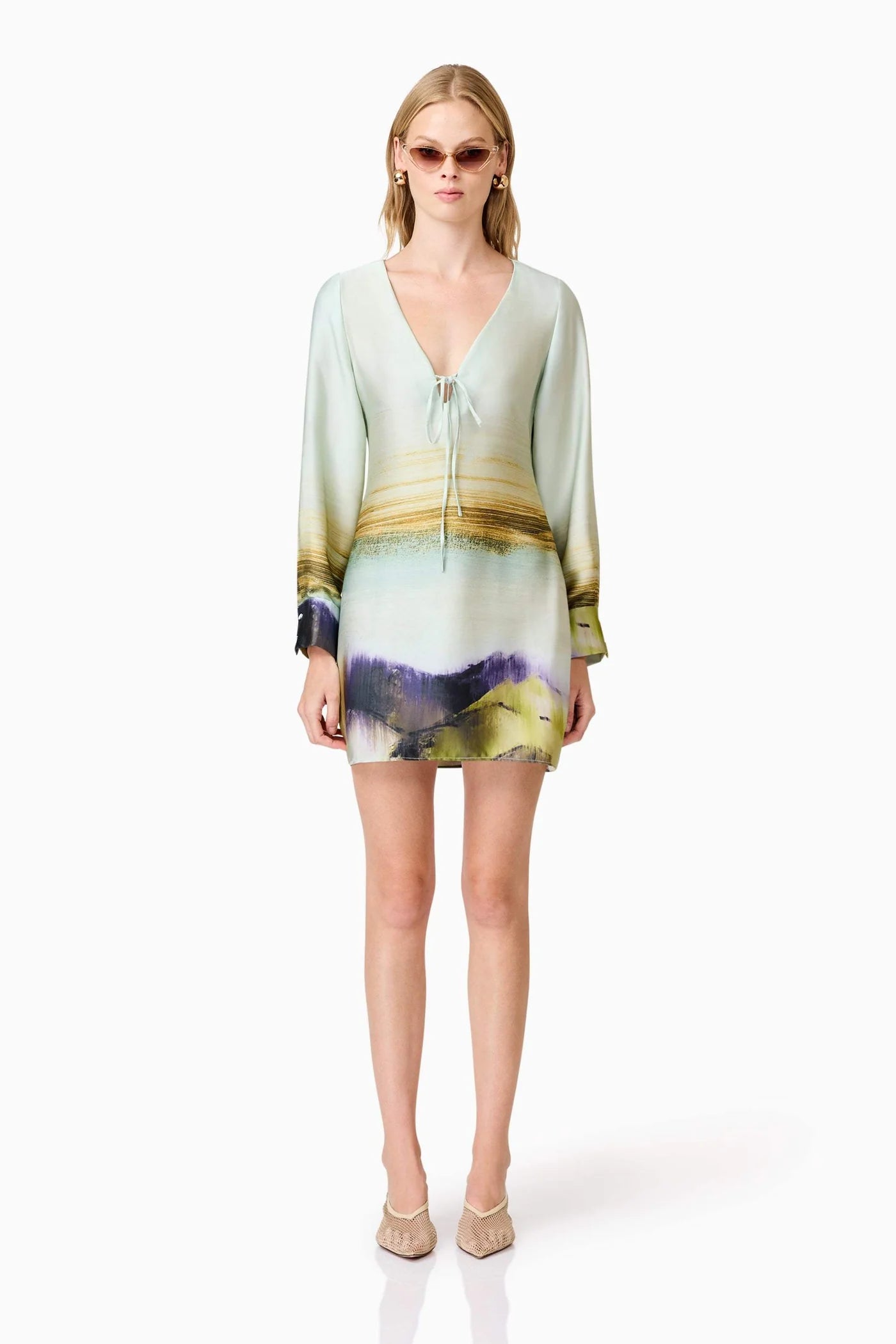 CURAAE WILLOW SATIN MINI DRESS