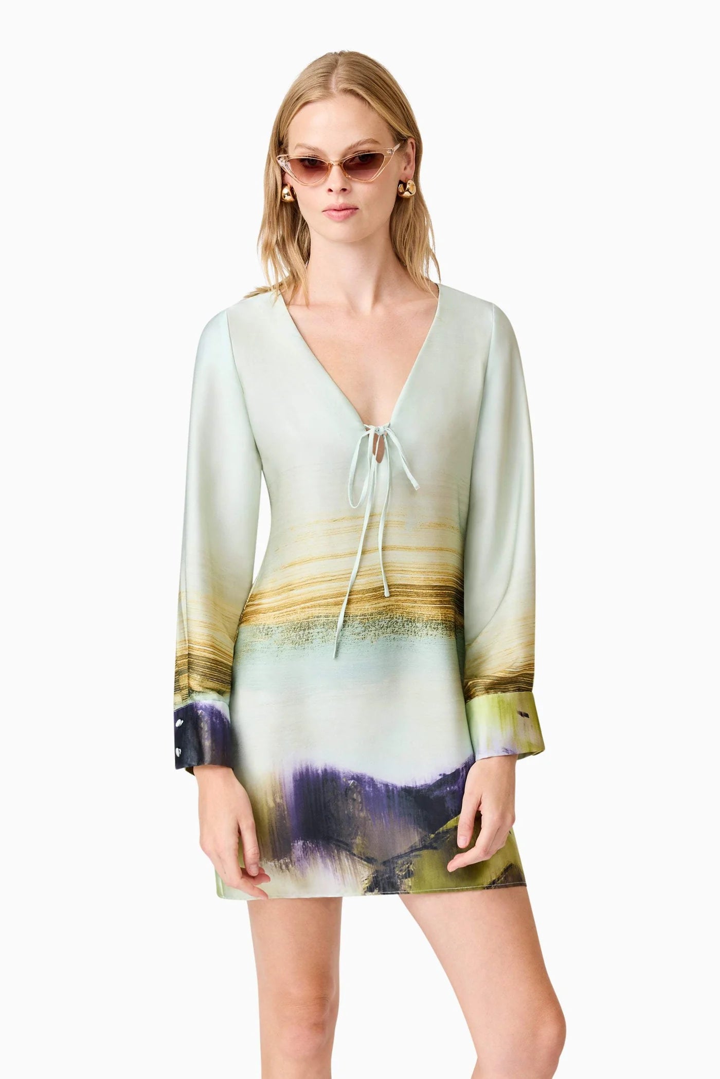 CURAAE WILLOW SATIN MINI DRESS