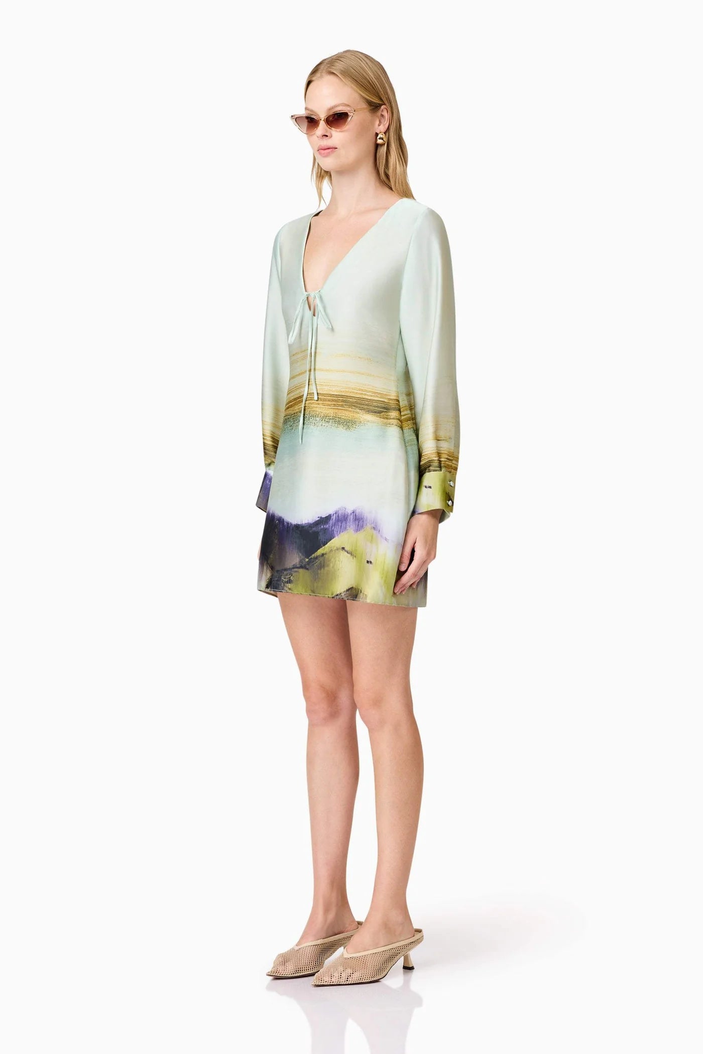 CURAAE WILLOW SATIN MINI DRESS