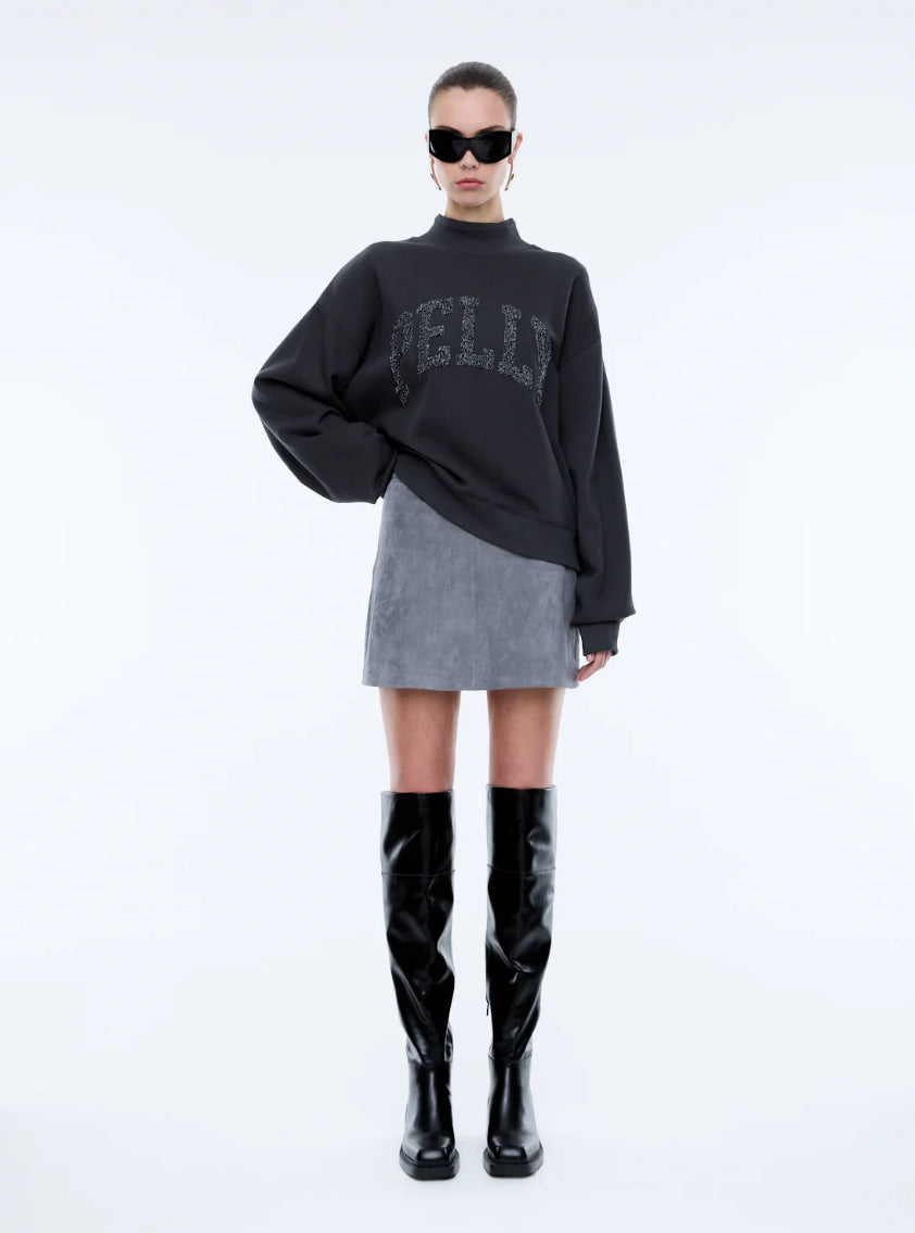 ENA PELLY GLITTER COLLEGIATE SWEATSHIRT